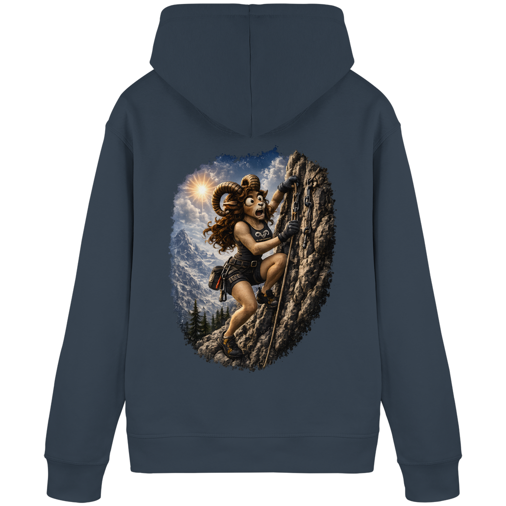 Tiefenblick Klettern - Organic Basic Hoodie