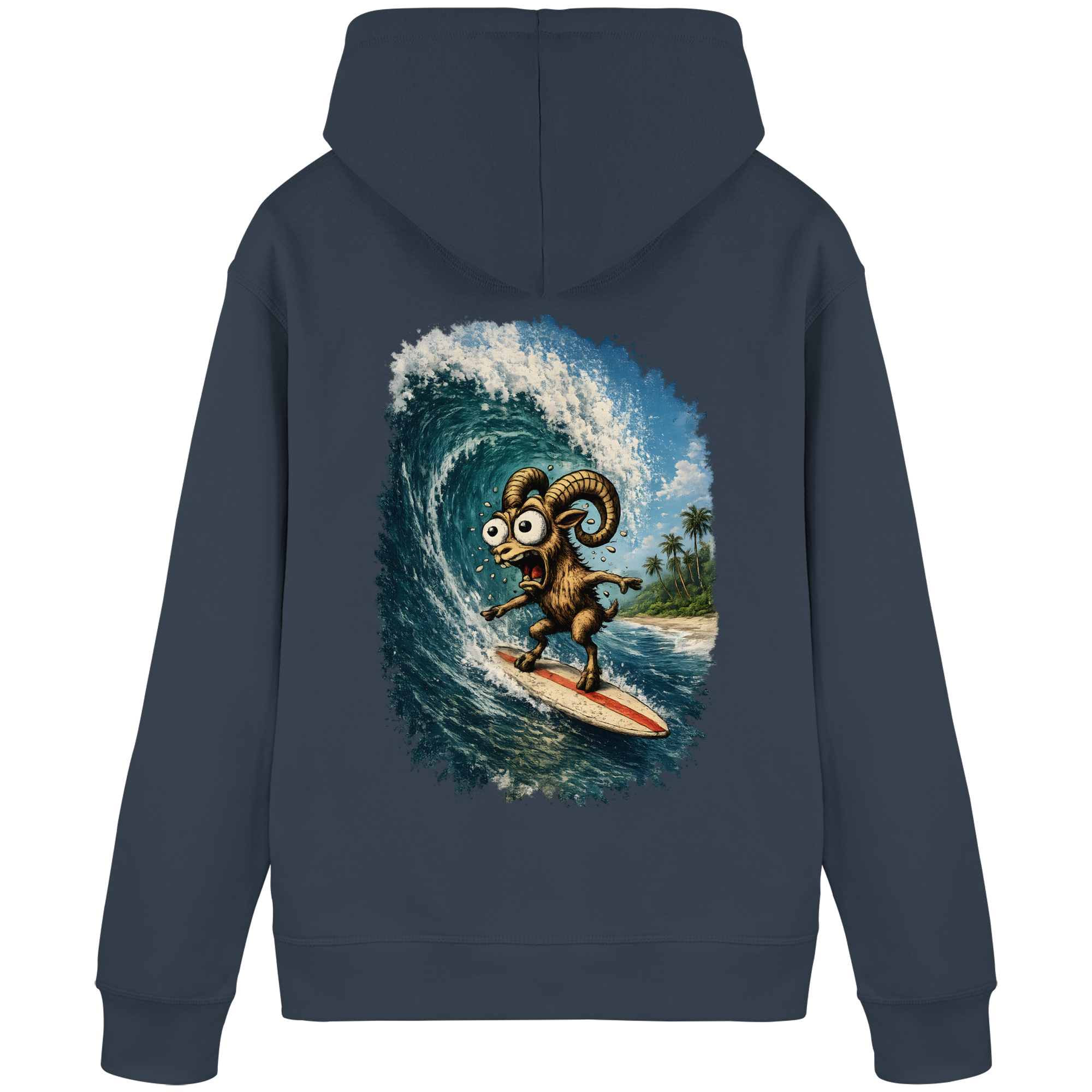 Tiefenblick Urlaub Fun  - Organic Basic Hoodie