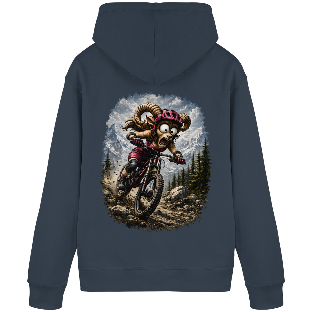 Tiefenblick Downhill - Organic Basic Hoodie