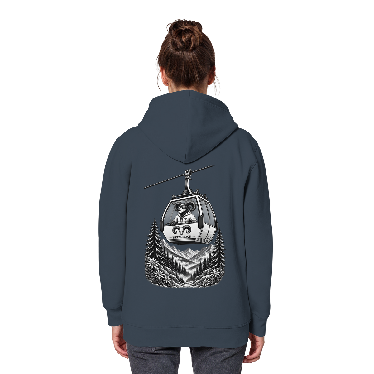 Tiefenblick Gondel Fun  - Organic Basic Hoodie