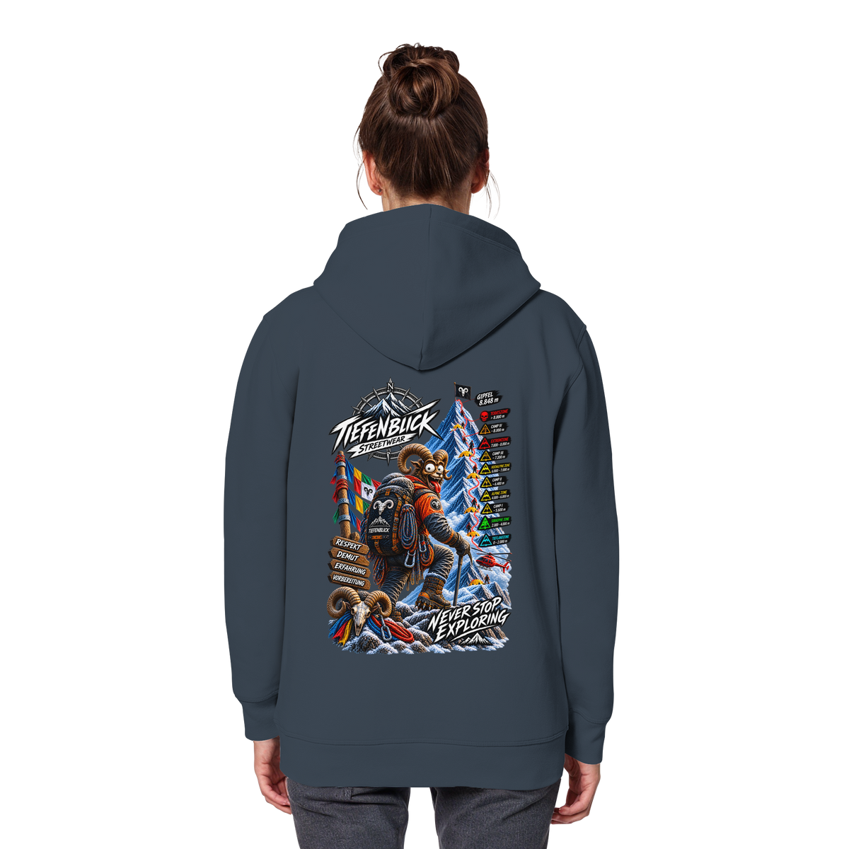 Tiefenblick Todeszone Fun - Organic Basic Hoodie