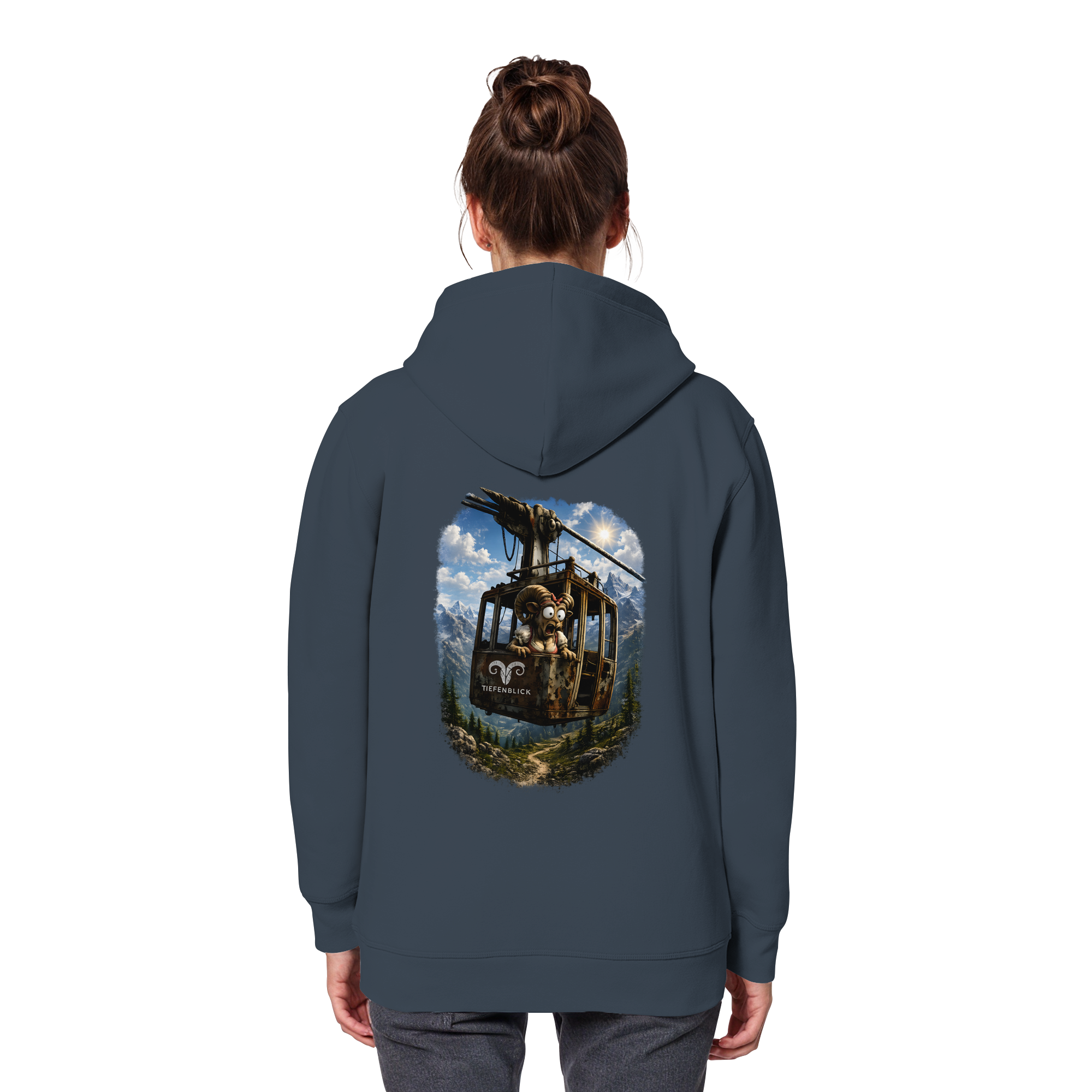 Tiefenblick Gondel Adrenalin Fun - Organic Basic Hoodie