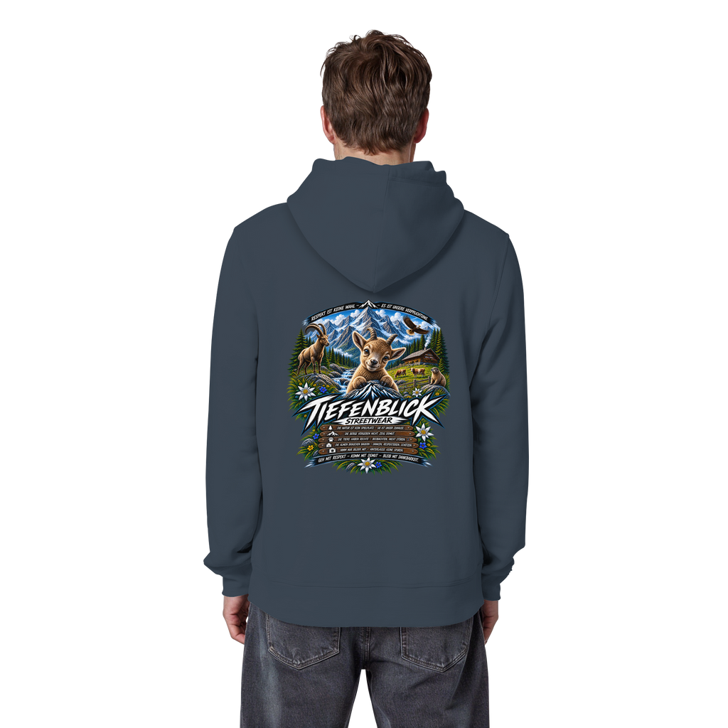 Tiefenblick Respekt Edition - Organic Basic Hoodie