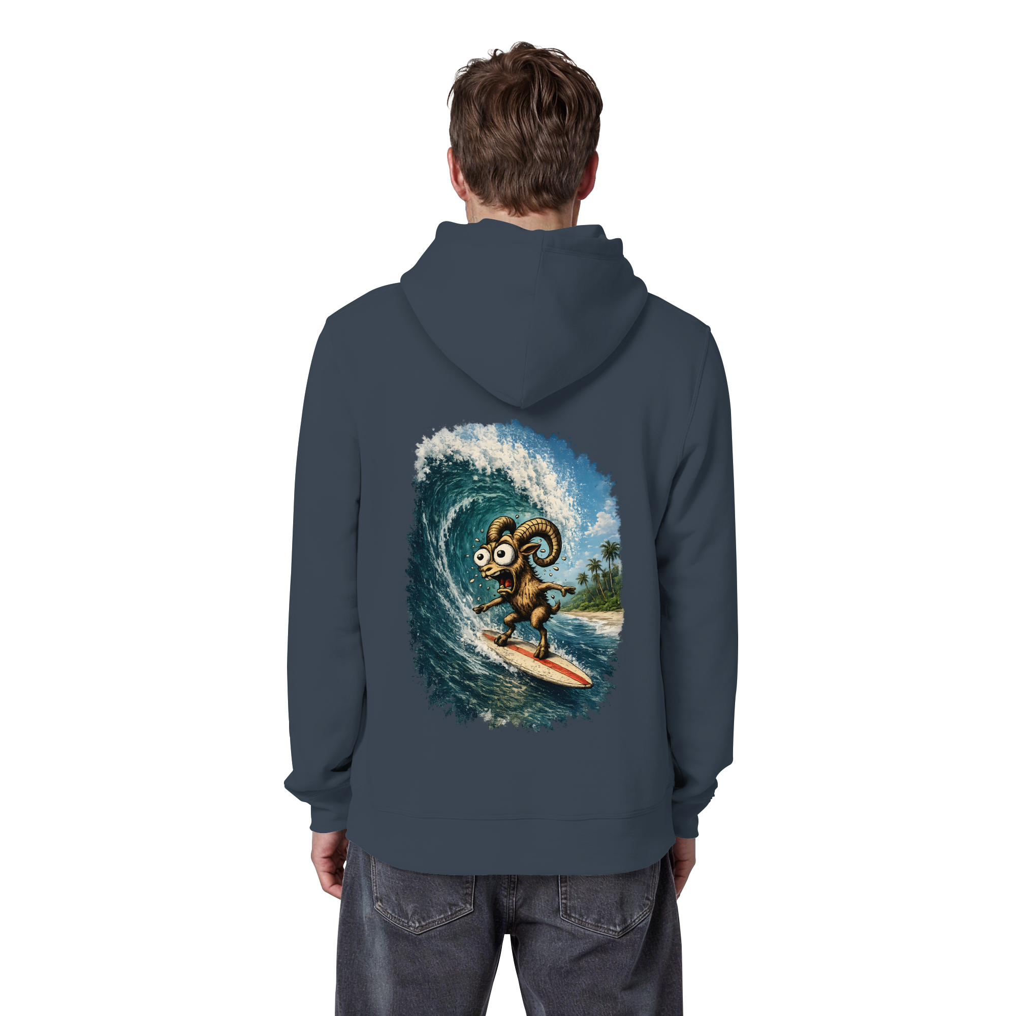 Tiefenblick Urlaub Fun  - Organic Basic Hoodie