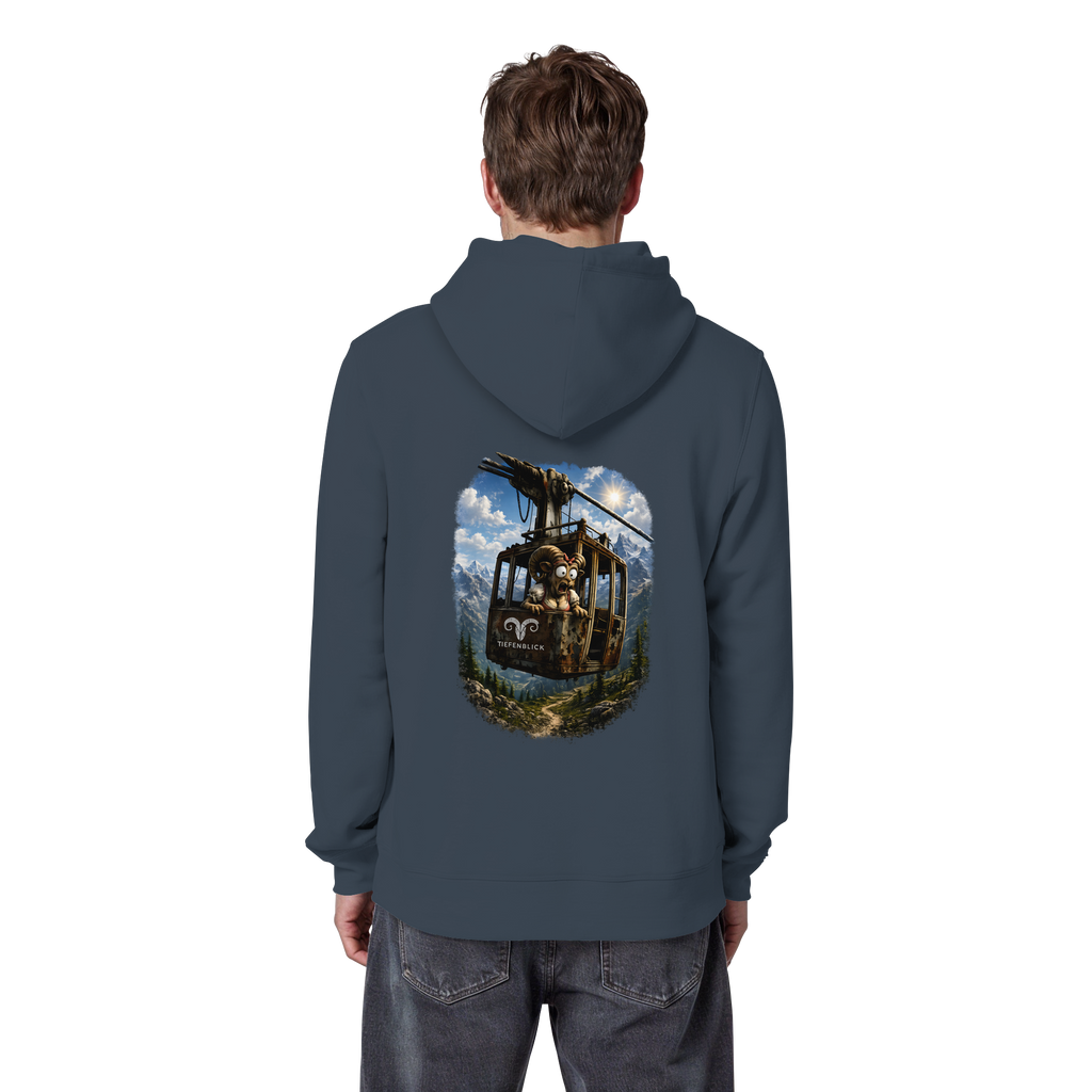 Tiefenblick Gondel Adrenalin Fun - Organic Basic Hoodie