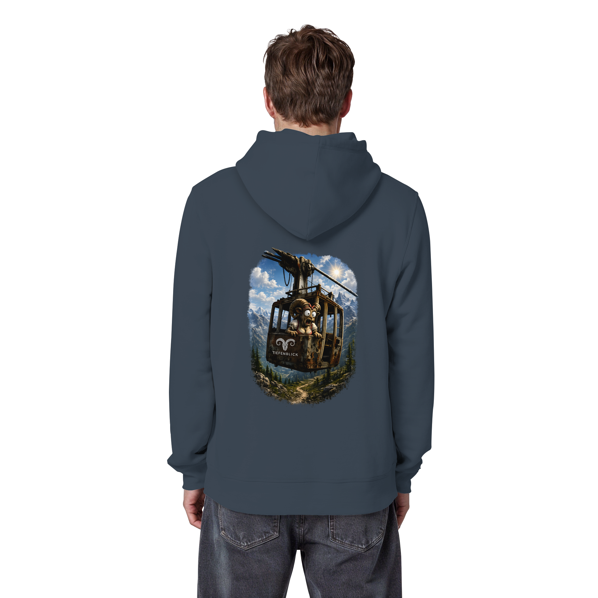 Tiefenblick Gondel Adrenalin Fun - Organic Basic Hoodie
