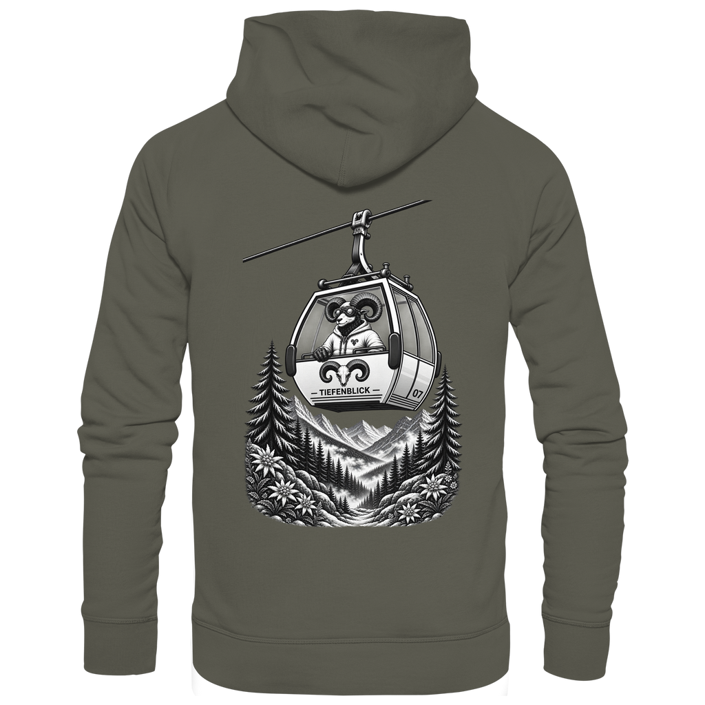 Tiefenblick Gondel Fun  - Organic Basic Hoodie