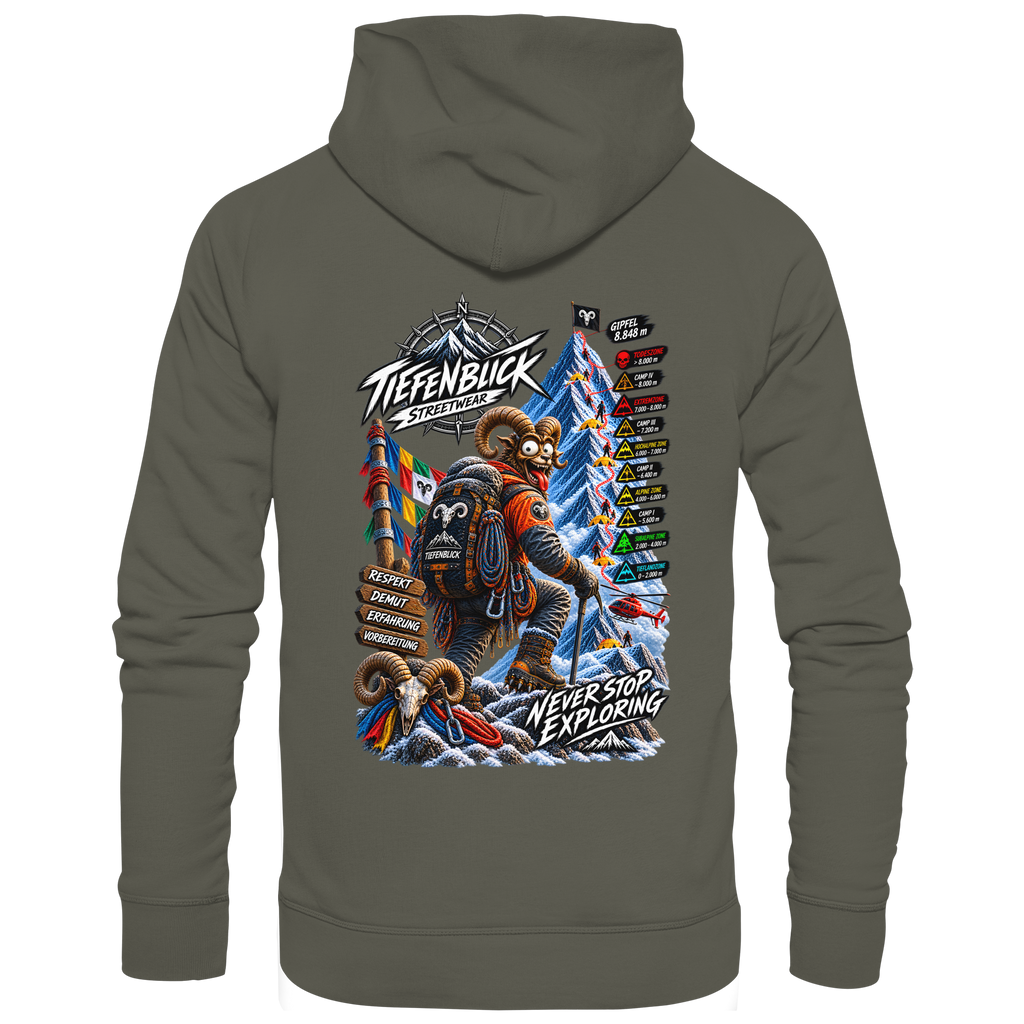 Tiefenblick Todeszone Fun - Organic Basic Hoodie