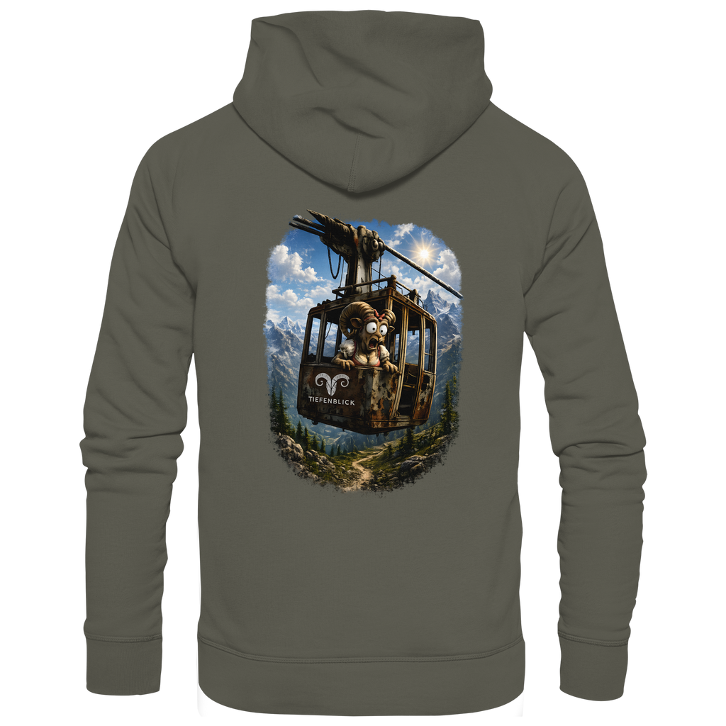 Tiefenblick Gondel Adrenalin Fun - Organic Basic Hoodie