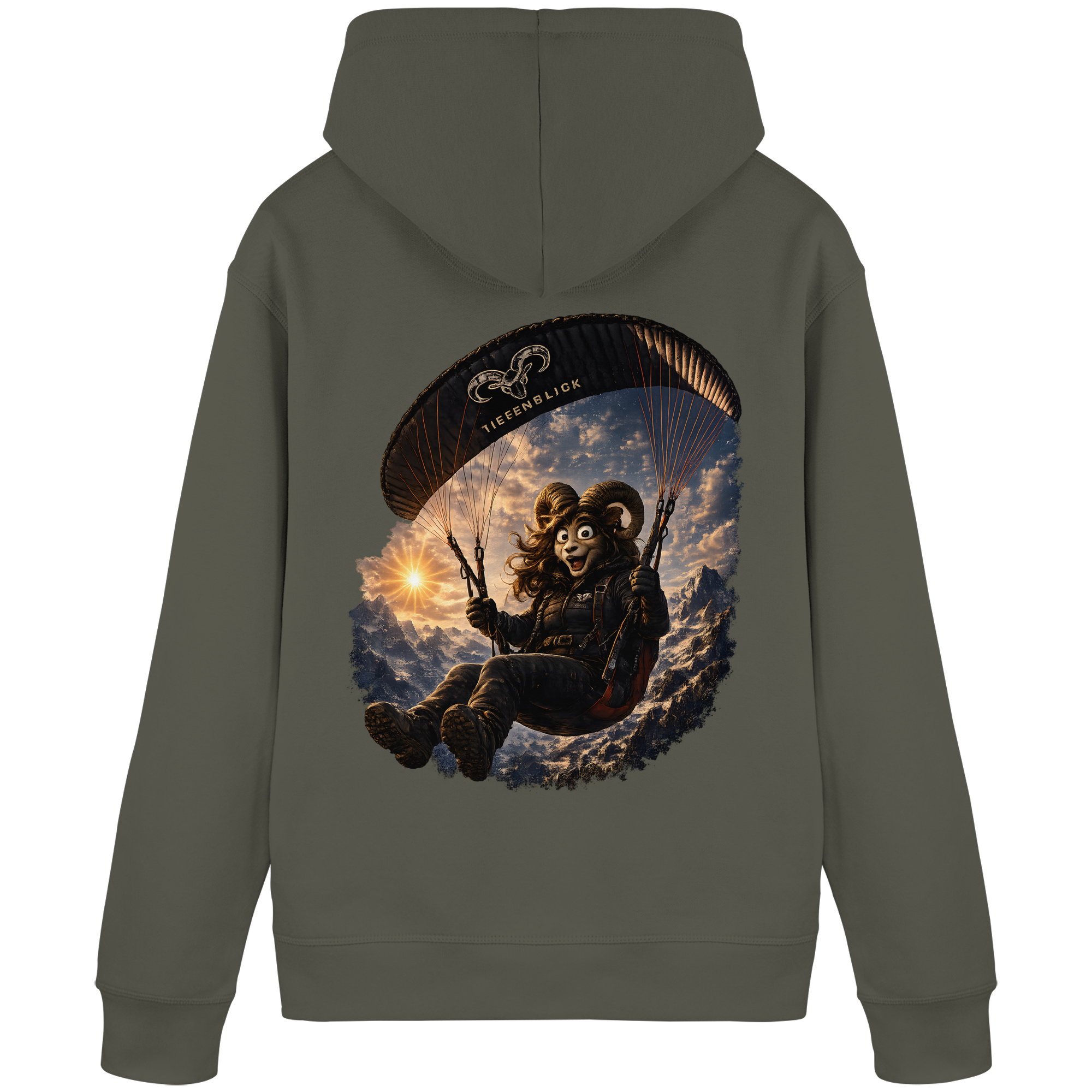 Tiefenblick Paraglider  - Organic Basic Hoodie
