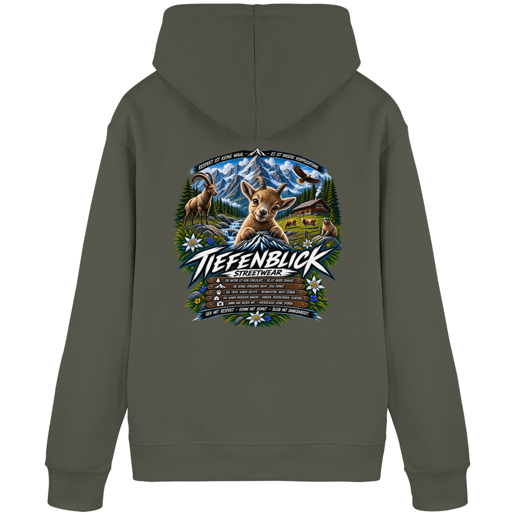 Tiefenblick Respekt Edition - Organic Basic Hoodie