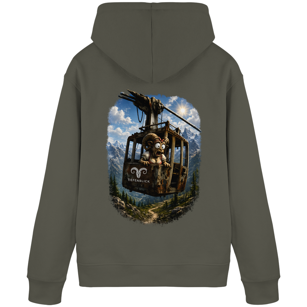 Tiefenblick Adrenalin Gondel Fun - Organic Basic Hoodie
