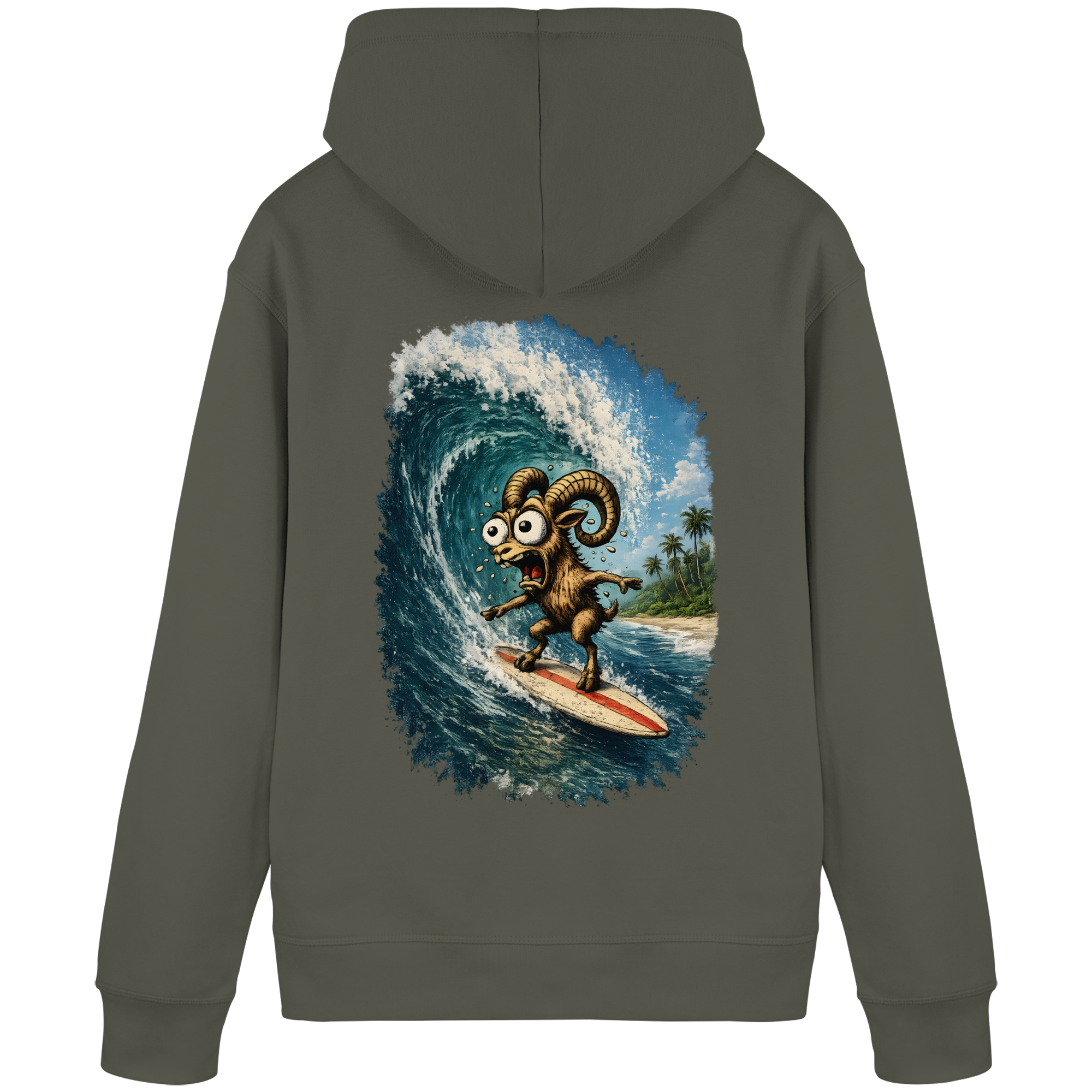 Tiefenblick Urlaub Fun  - Organic Basic Hoodie
