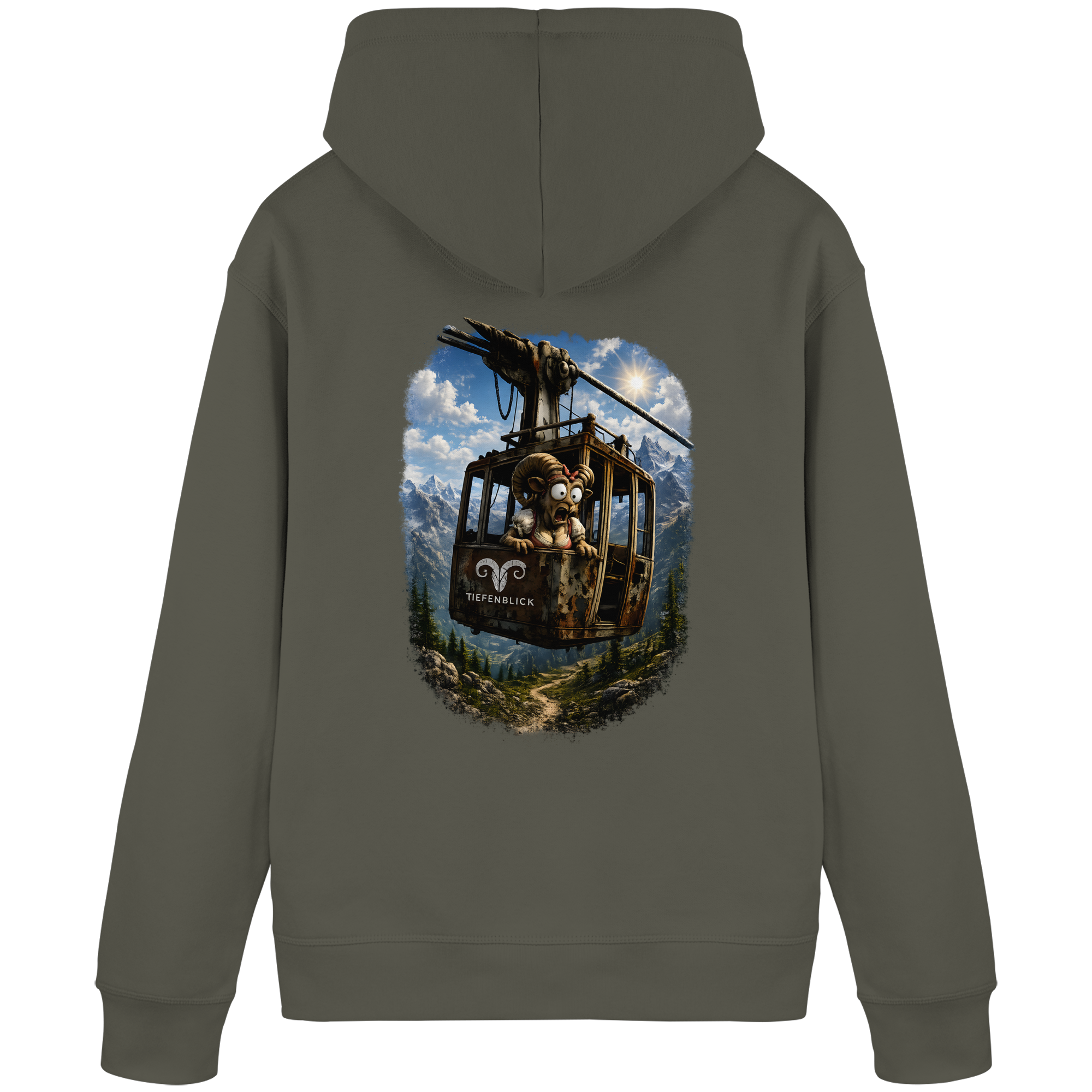 Tiefenblick Gondel Adrenalin Fun - Organic Basic Hoodie