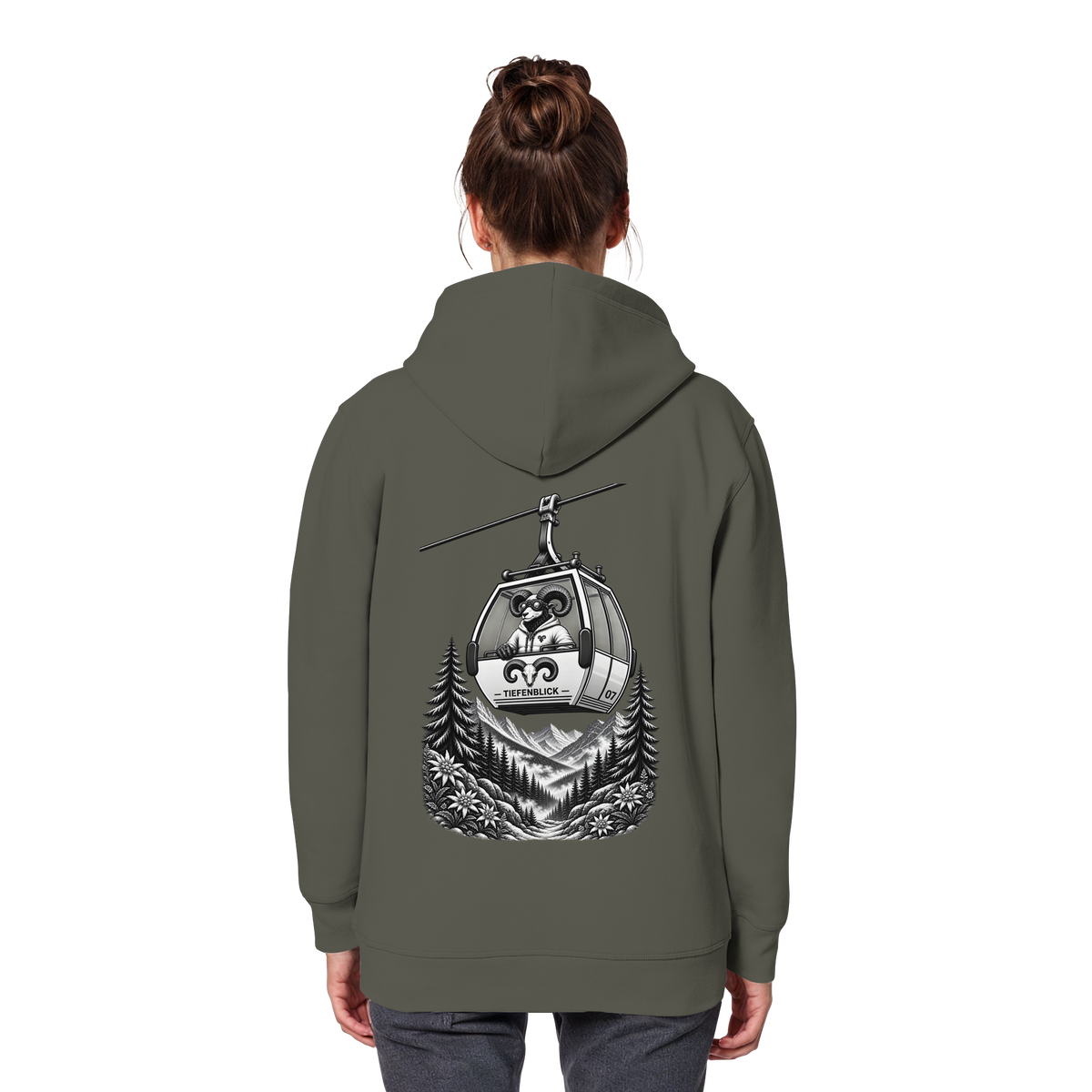 Tiefenblick Gondel Fun  - Organic Basic Hoodie