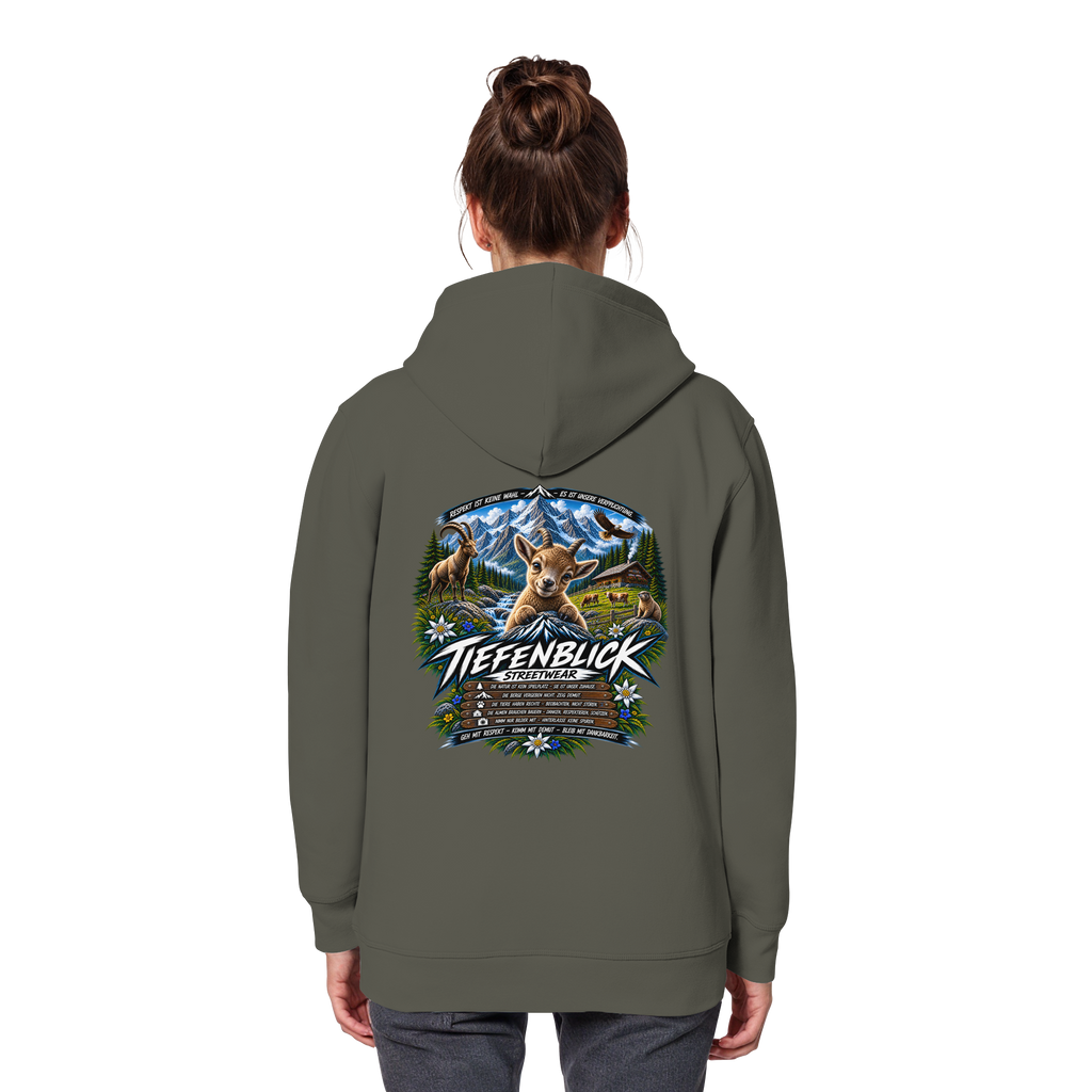 Tiefenblick Respekt Edition - Organic Basic Hoodie