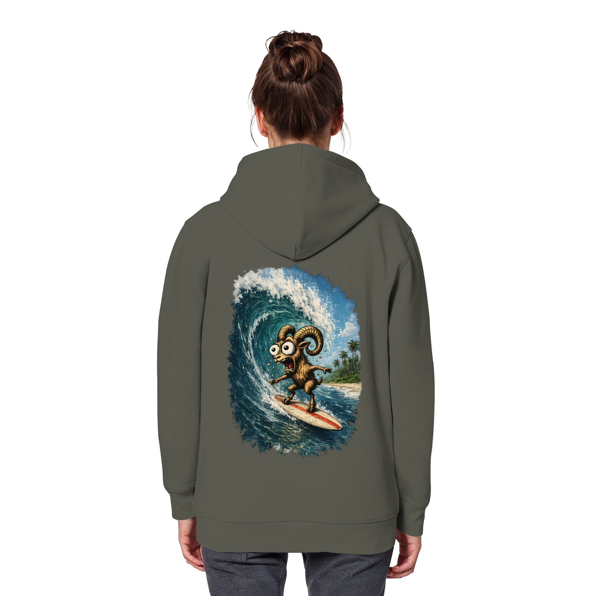 Tiefenblick Urlaub Fun  - Organic Basic Hoodie