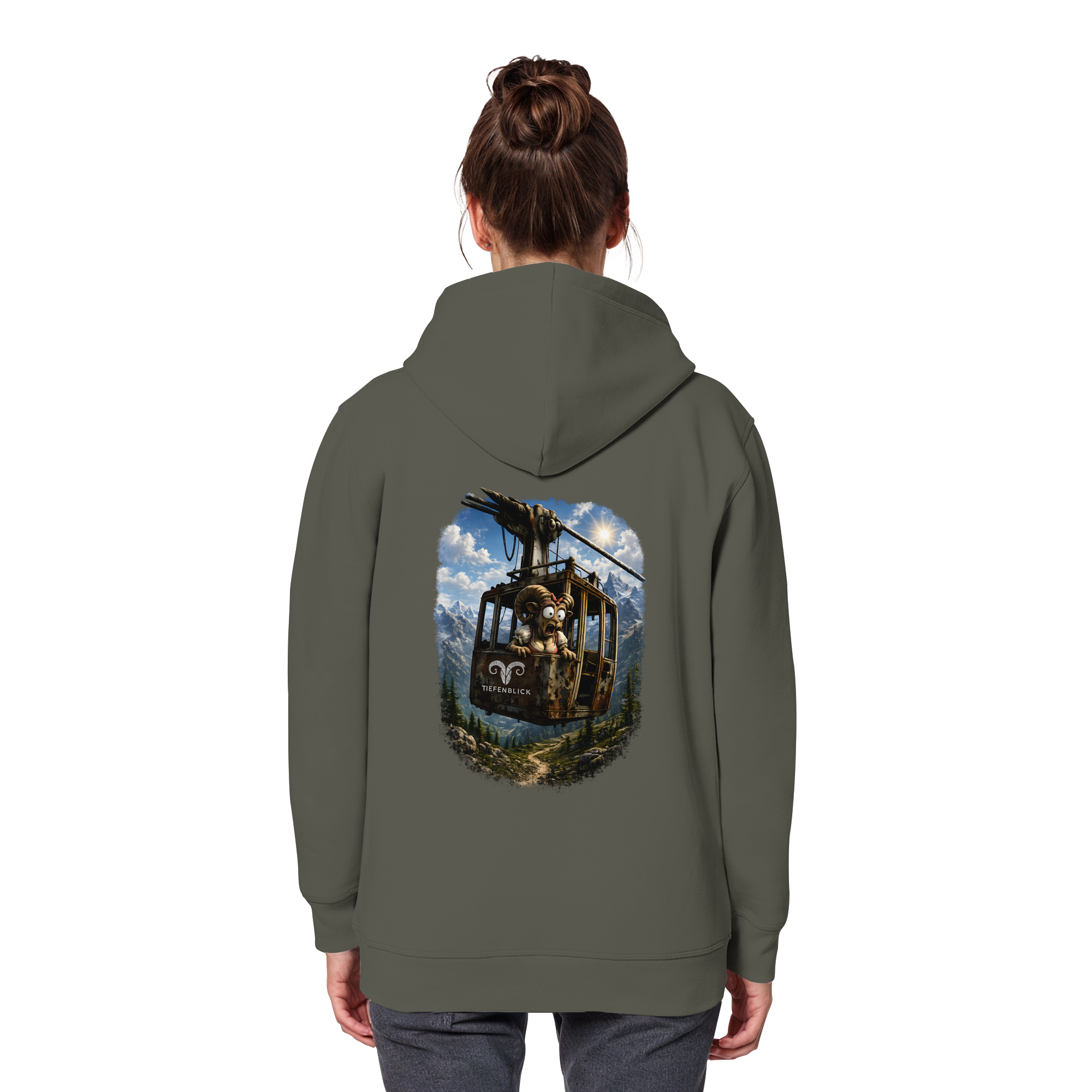 Tiefenblick Gondel Adrenalin Fun - Organic Basic Hoodie
