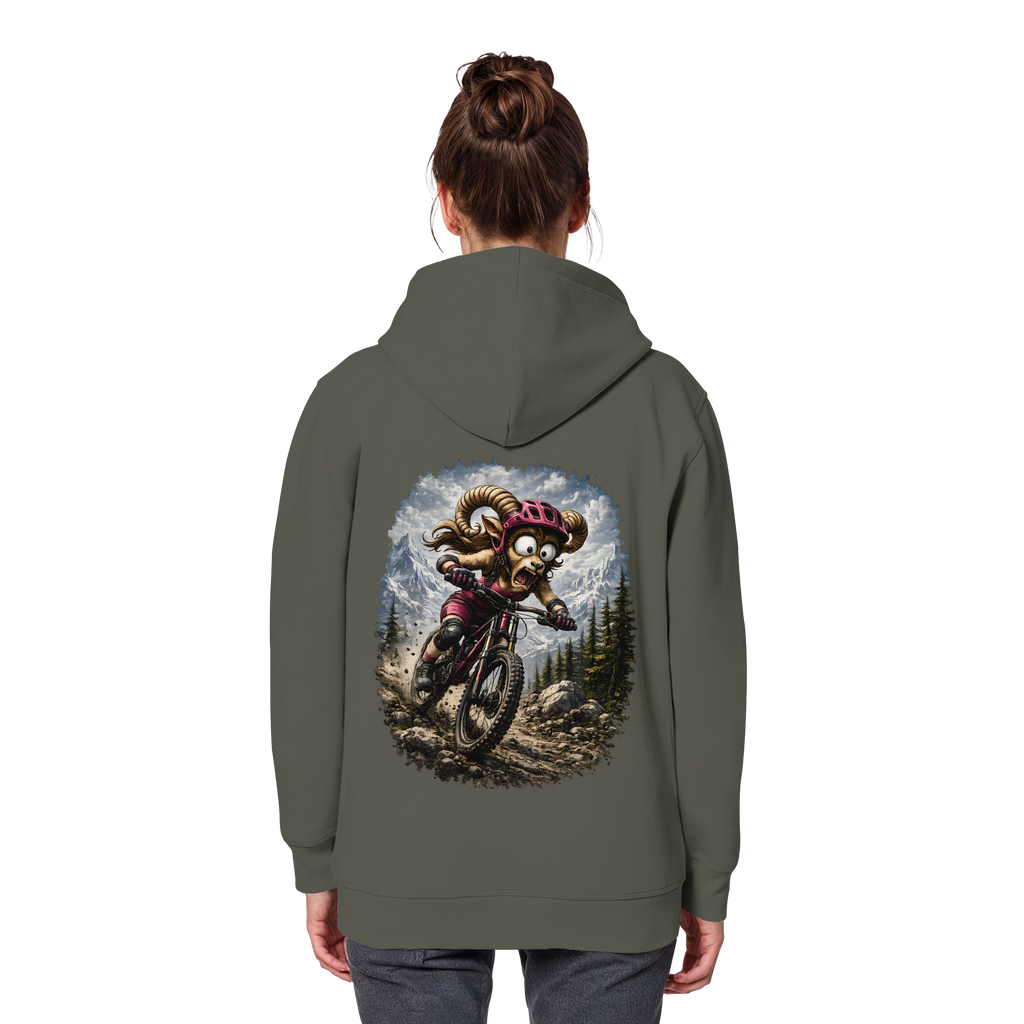 Tiefenblick Downhill - Organic Basic Hoodie