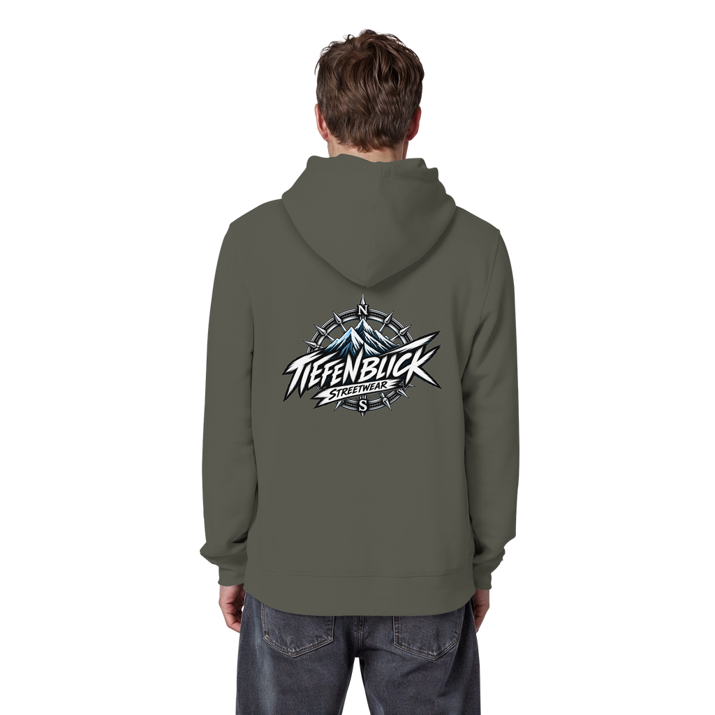 Tiefenblick True North Edition - Organic Basic Hoodie