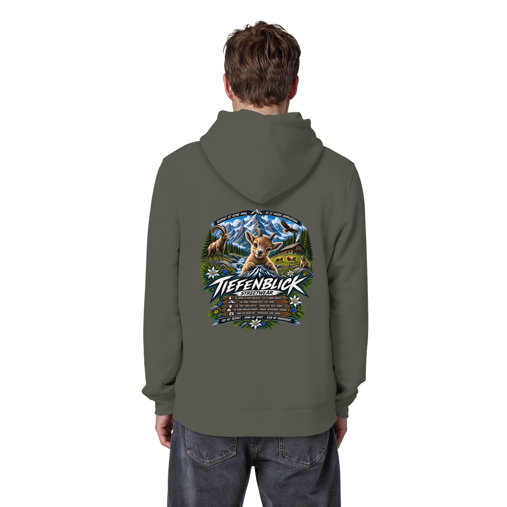 Tiefenblick Respekt Edition - Organic Basic Hoodie