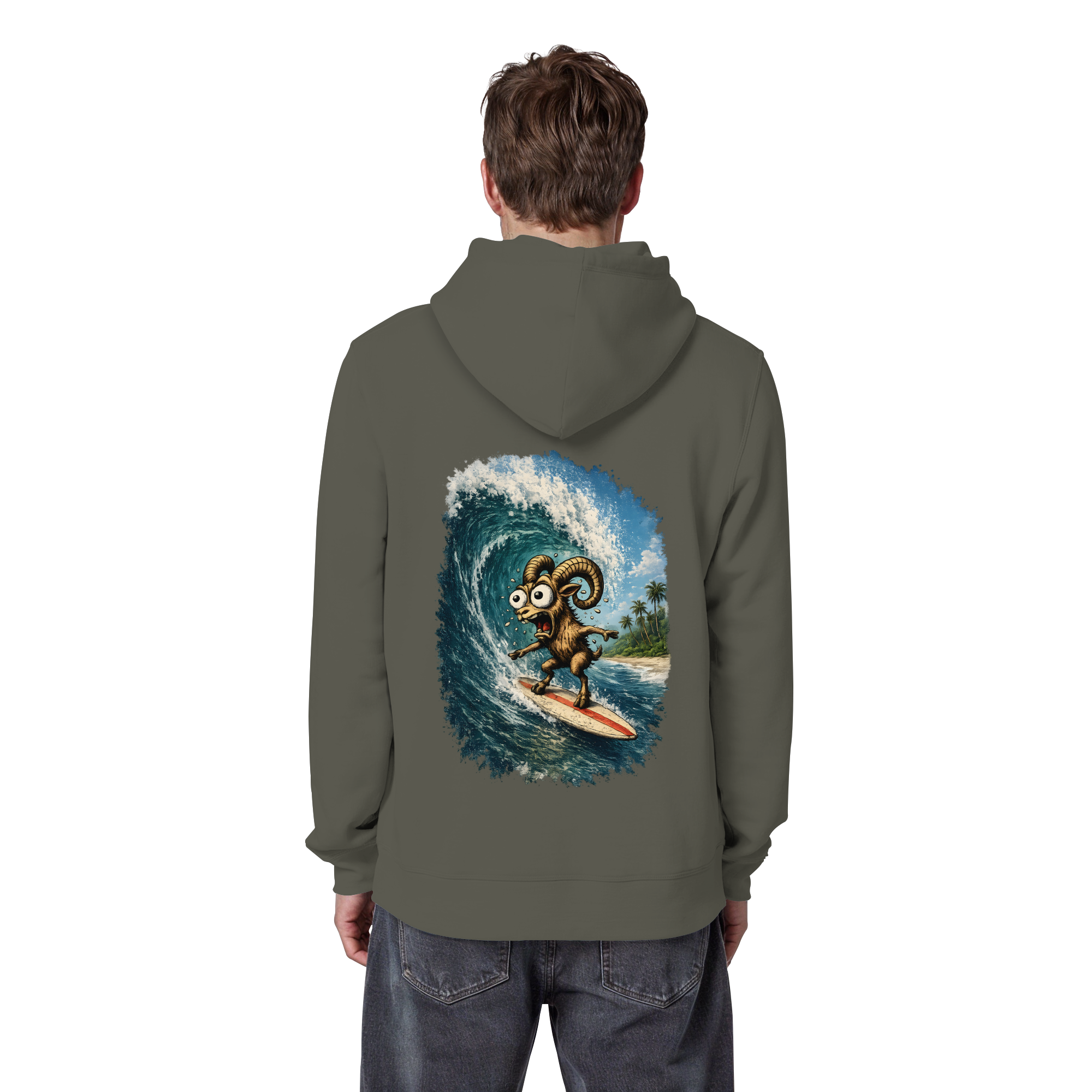 Tiefenblick Urlaub Fun  - Organic Basic Hoodie