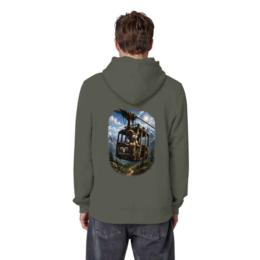 Tiefenblick Gondel Adrenalin Fun - Organic Basic Hoodie