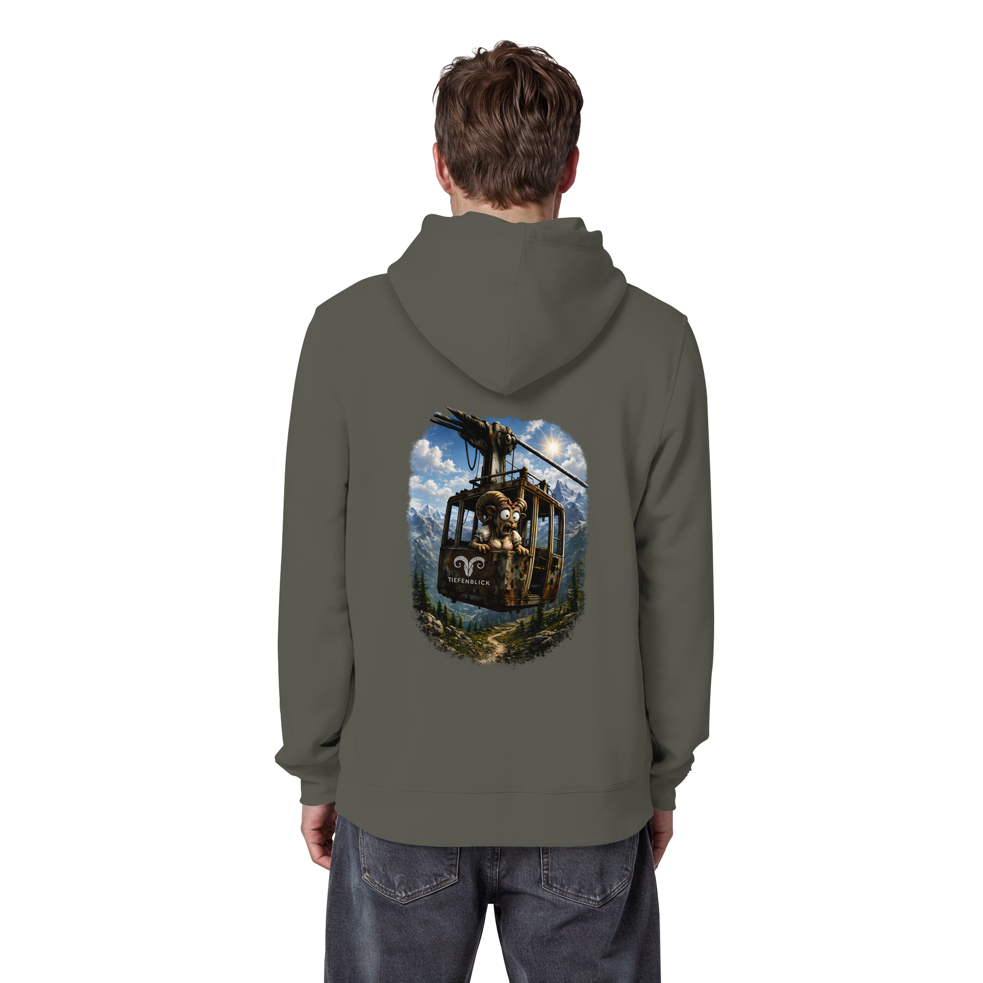 Tiefenblick Gondel Adrenalin Fun - Organic Basic Hoodie