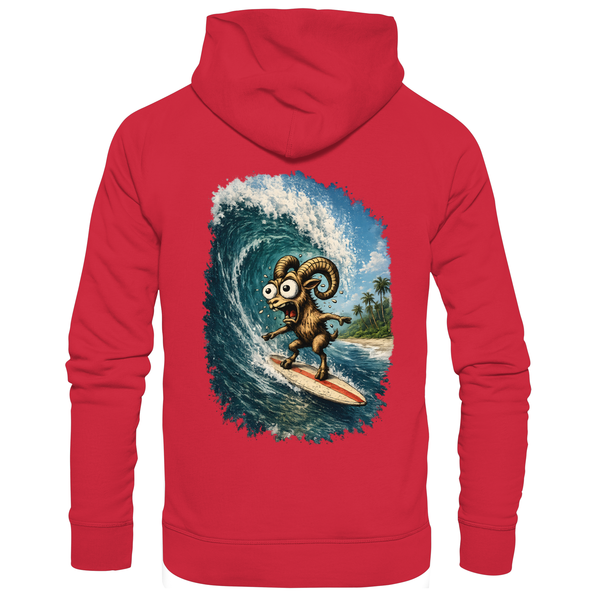 Tiefenblick Urlaub Fun  - Organic Basic Hoodie