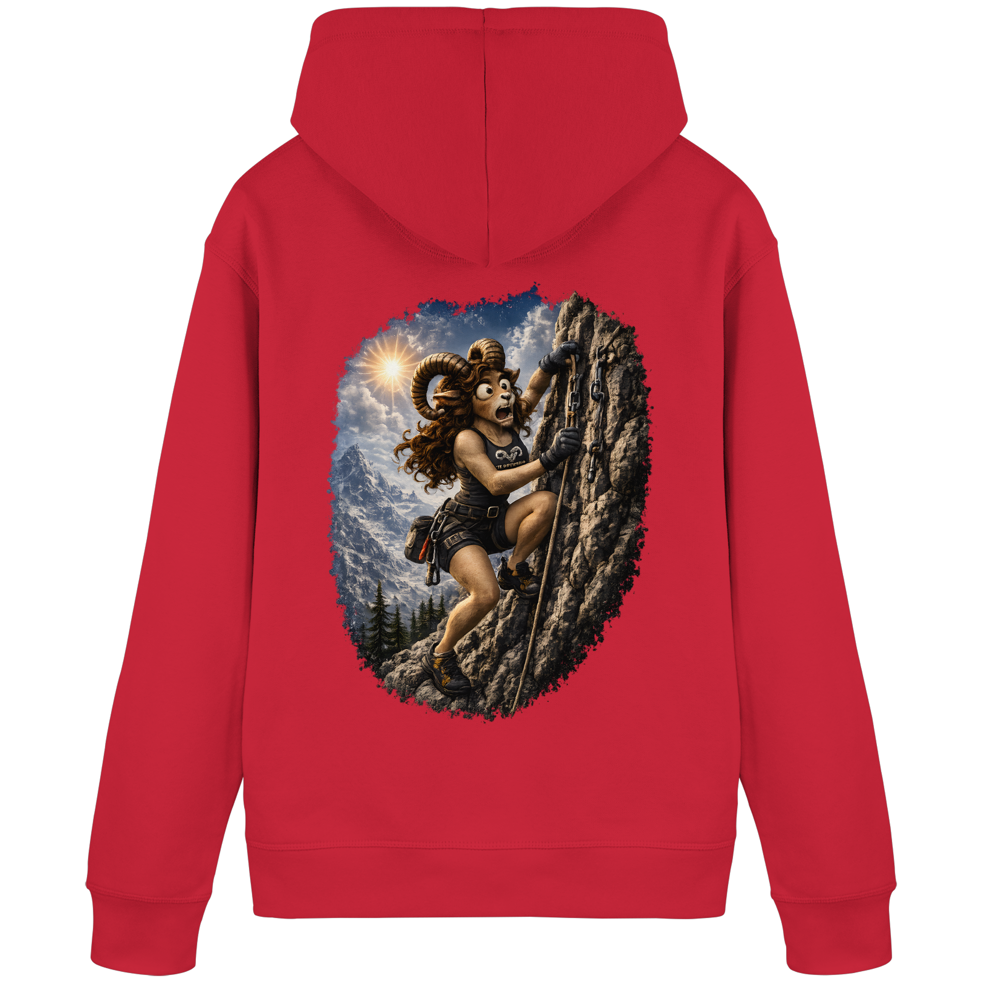 Tiefenblick Klettern - Organic Basic Hoodie