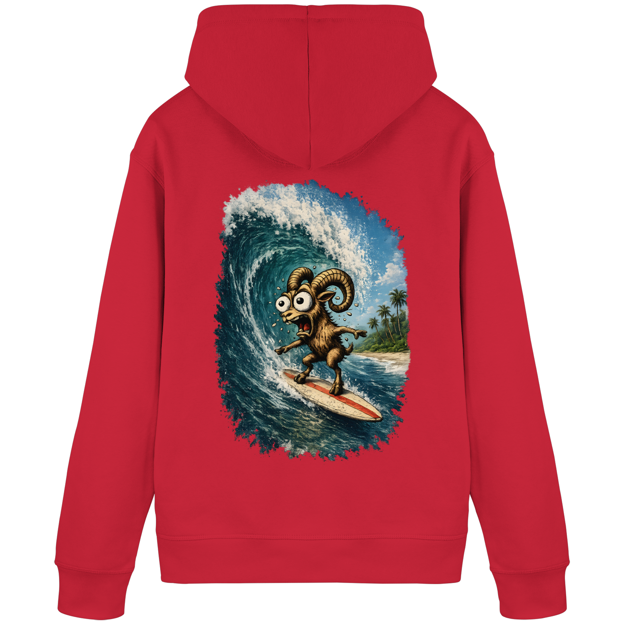 Tiefenblick Urlaub Fun  - Organic Basic Hoodie