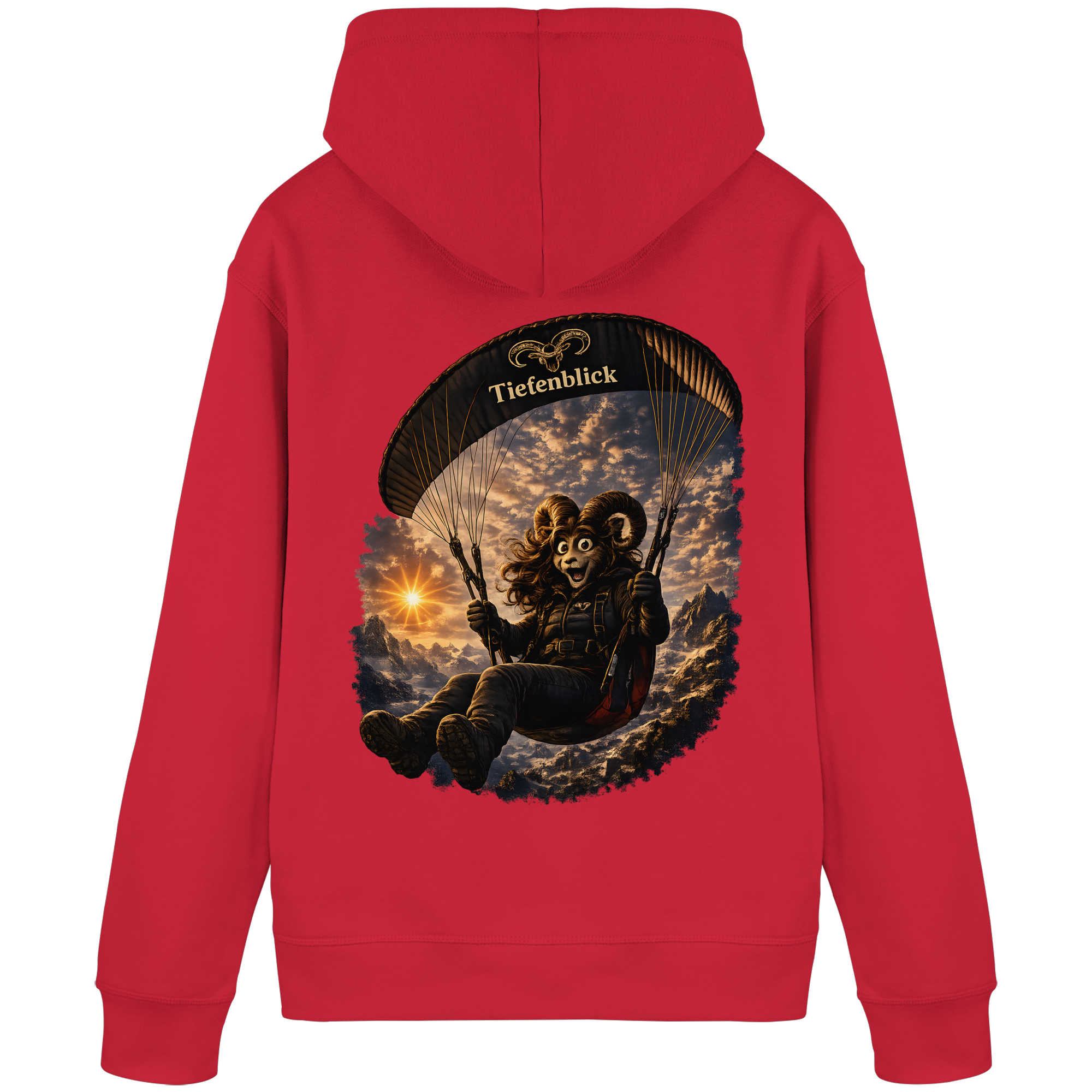 Tiefenblick Paraglider  - Organic Basic Hoodie