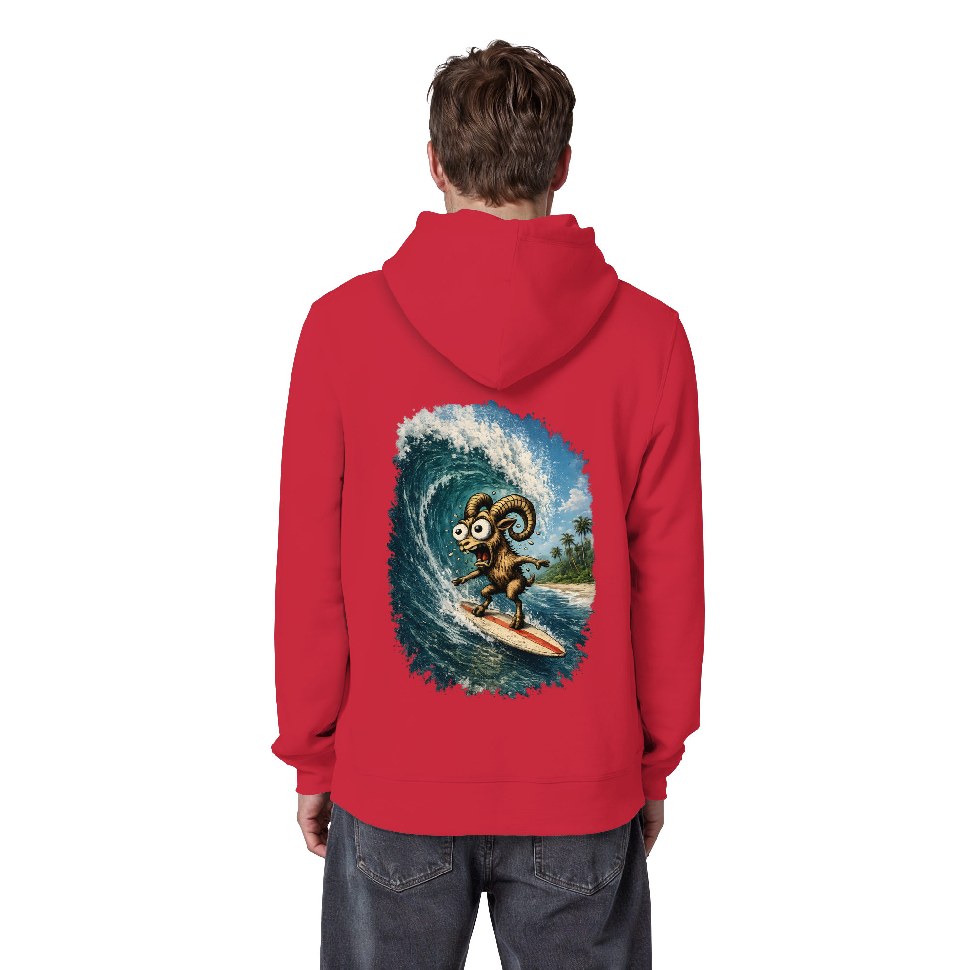 Tiefenblick Urlaub Fun  - Organic Basic Hoodie
