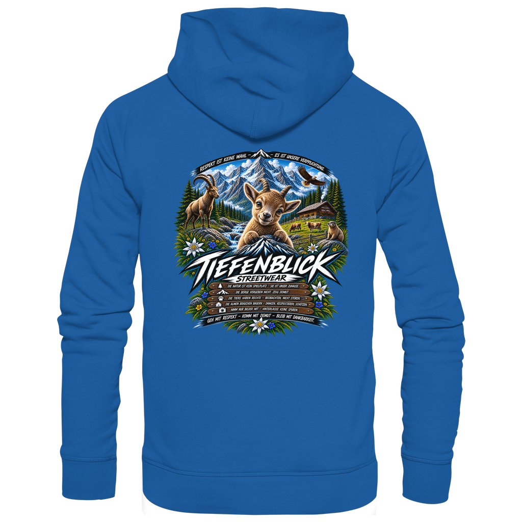 Tiefenblick Respekt Edition - Organic Basic Hoodie