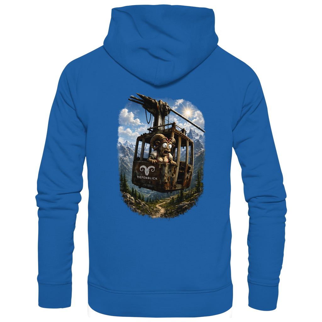 Tiefenblick Gondel Adrenalin Fun - Organic Basic Hoodie