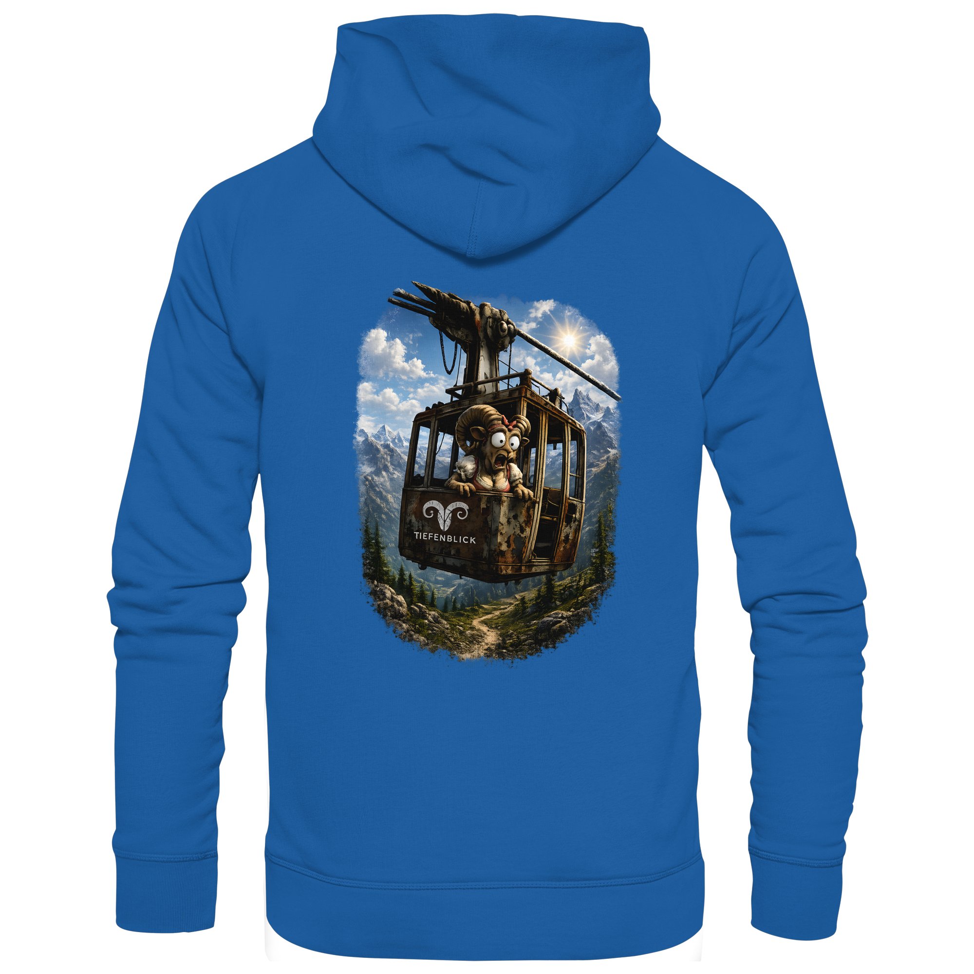 Tiefenblick Gondel Adrenalin Fun - Organic Basic Hoodie