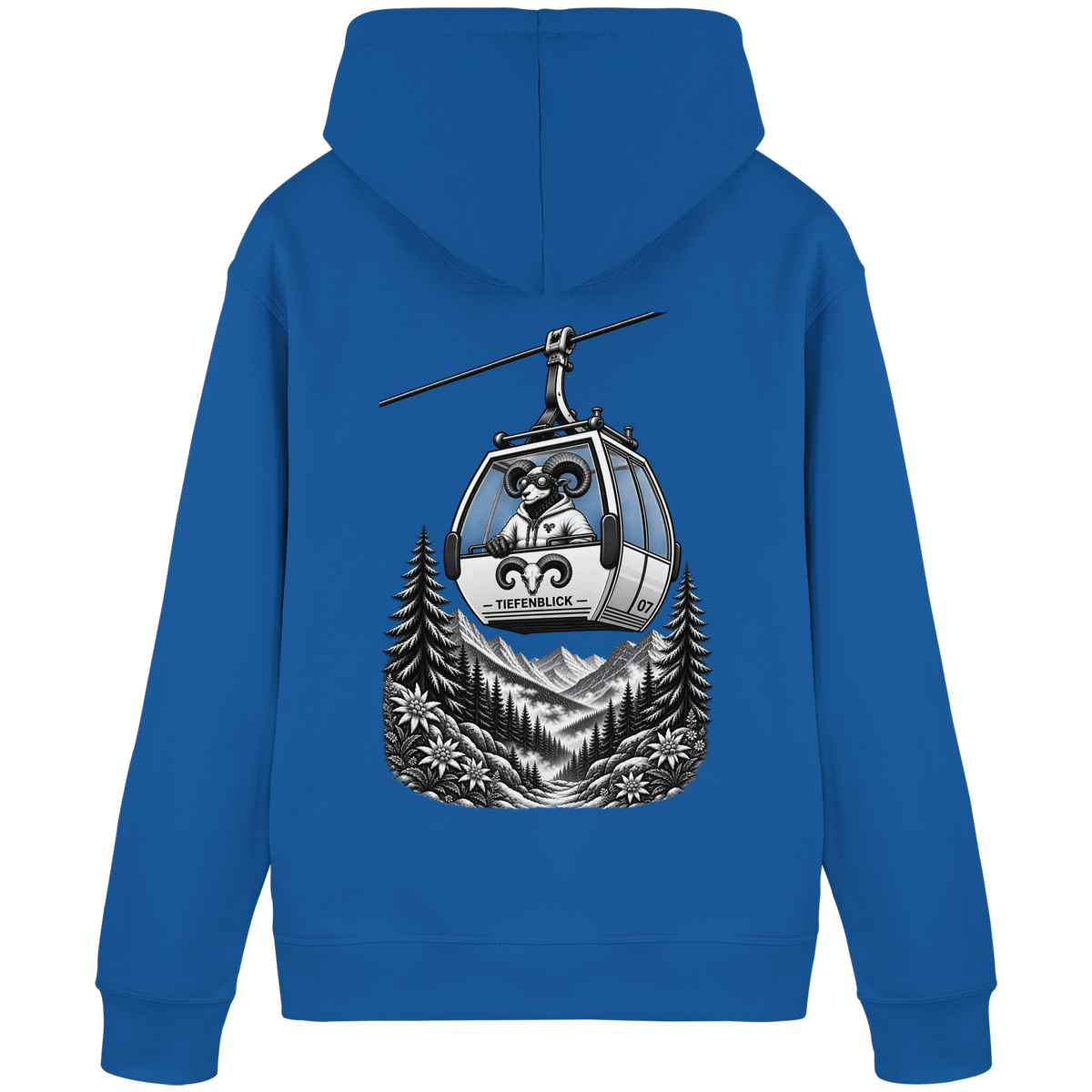 Tiefenblick Gondel Fun  - Organic Basic Hoodie