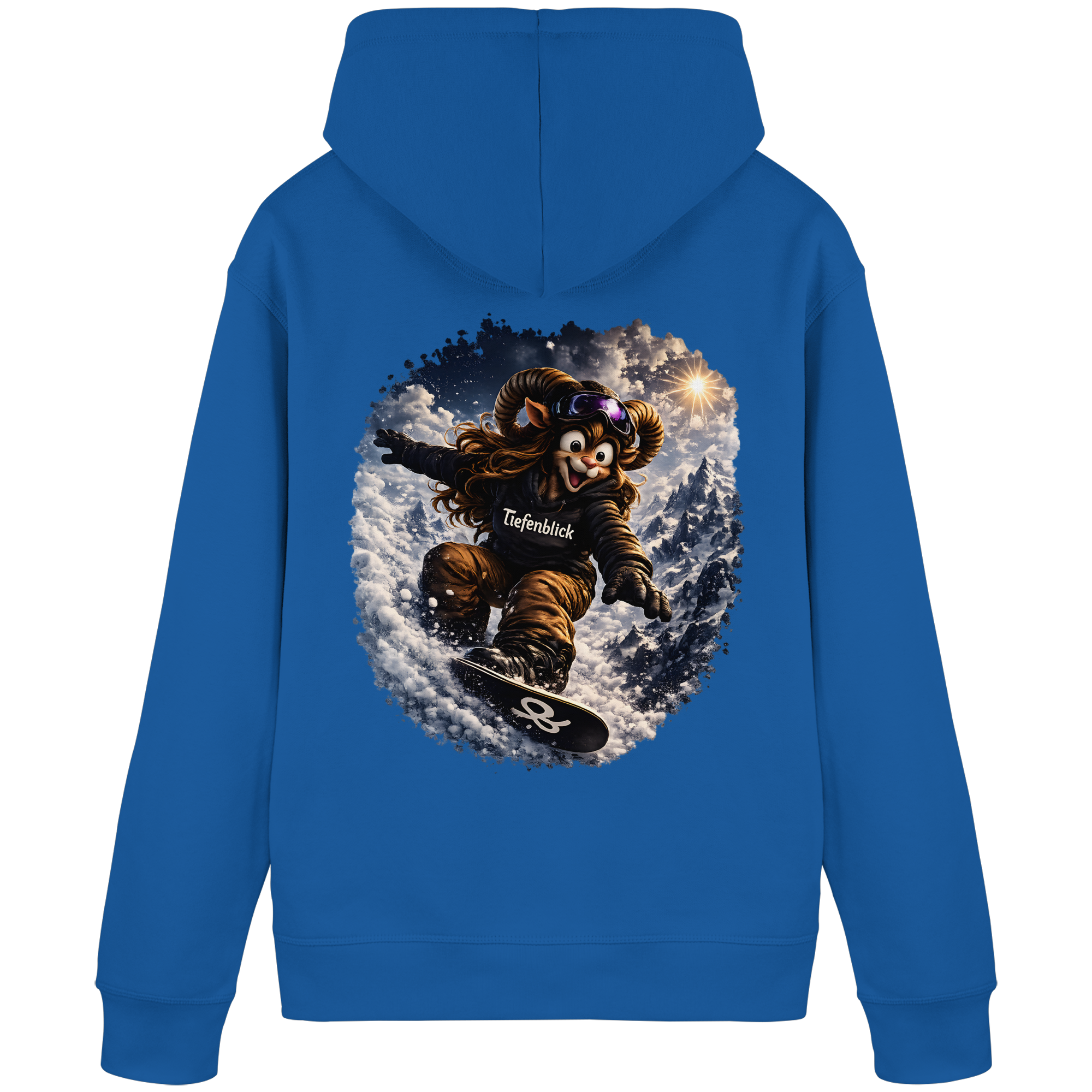 Tiefenblick Snowboarden  - Organic Basic Hoodie
