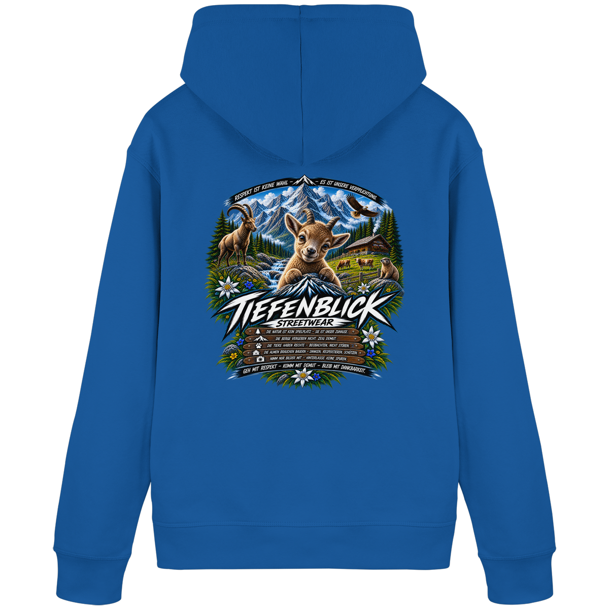Tiefenblick Respekt Edition - Organic Basic Hoodie
