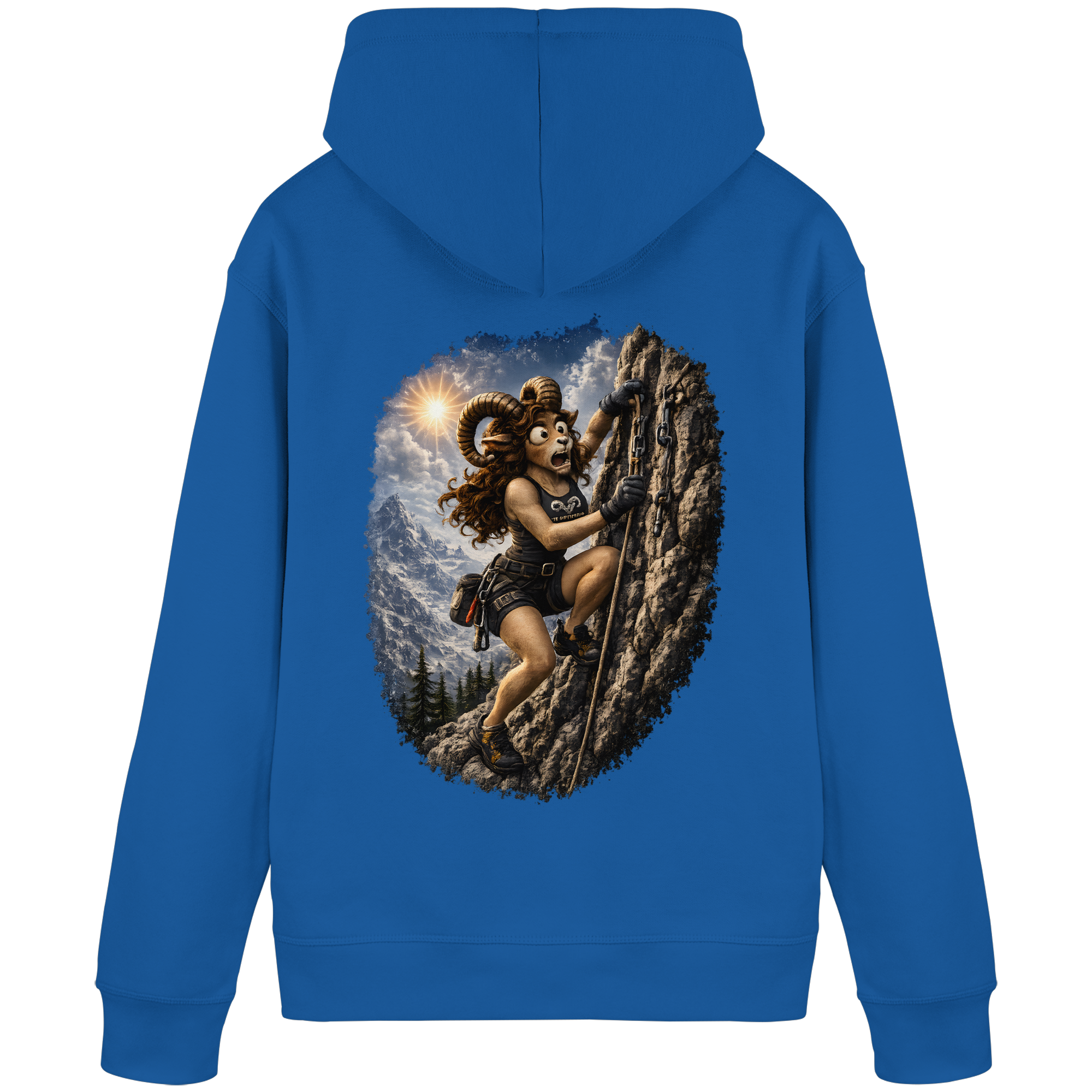 Tiefenblick Klettern - Organic Basic Hoodie