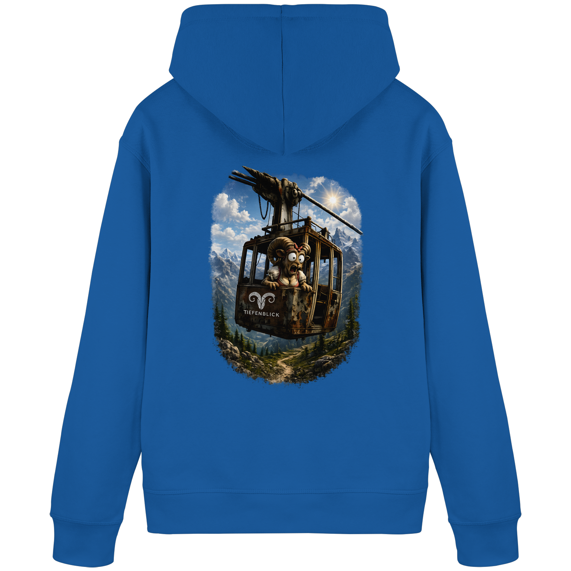 Tiefenblick Gondel Adrenalin Fun - Organic Basic Hoodie