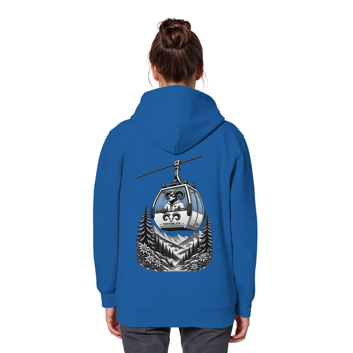 Tiefenblick Gondel Fun  - Organic Basic Hoodie