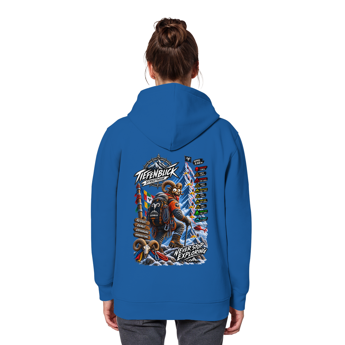 Tiefenblick Todeszone Fun - Organic Basic Hoodie