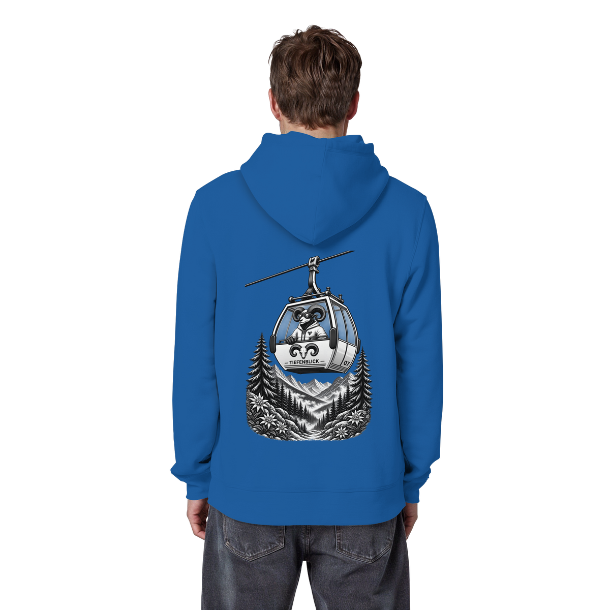 Tiefenblick Gondel Fun  - Organic Basic Hoodie