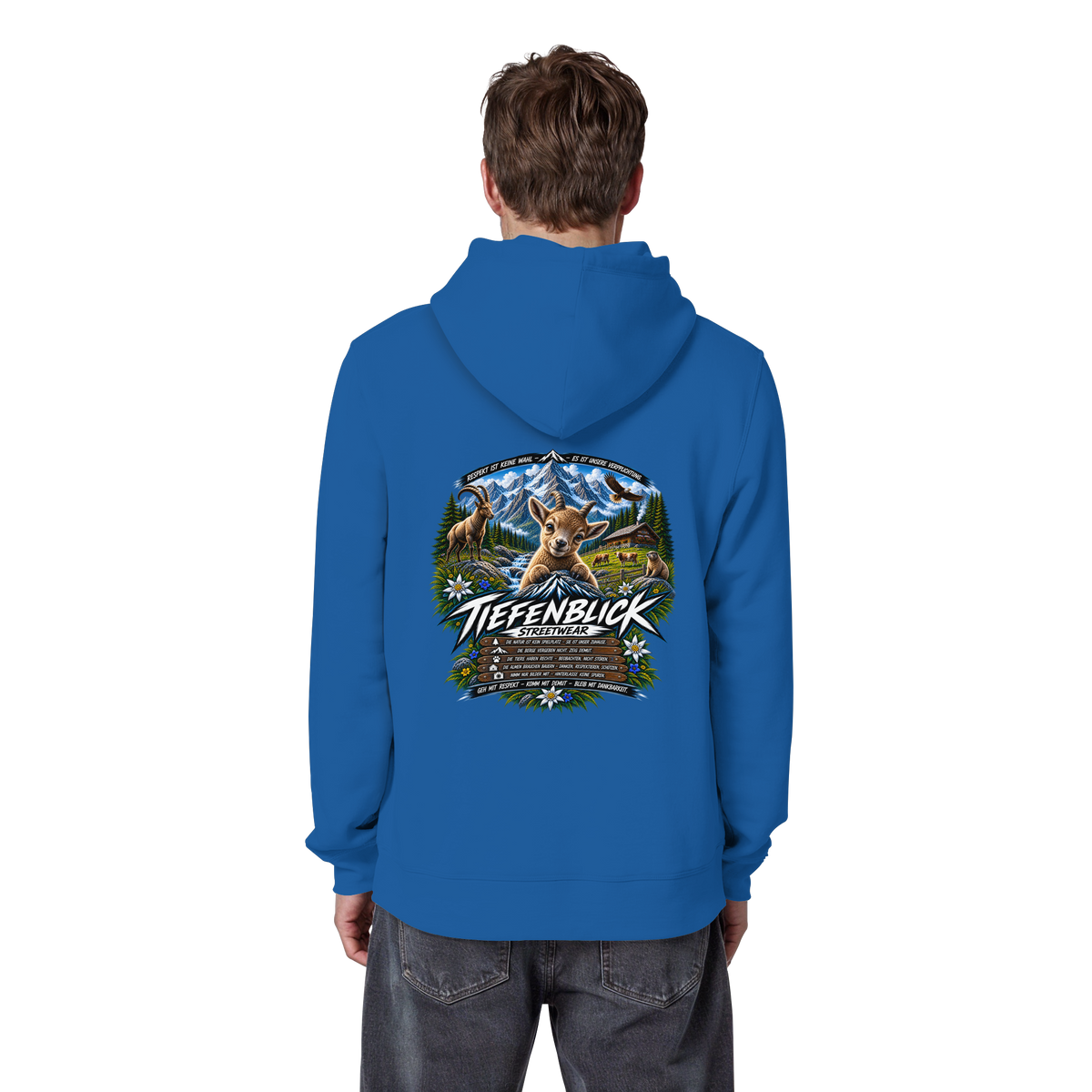 Tiefenblick Respekt Edition - Organic Basic Hoodie