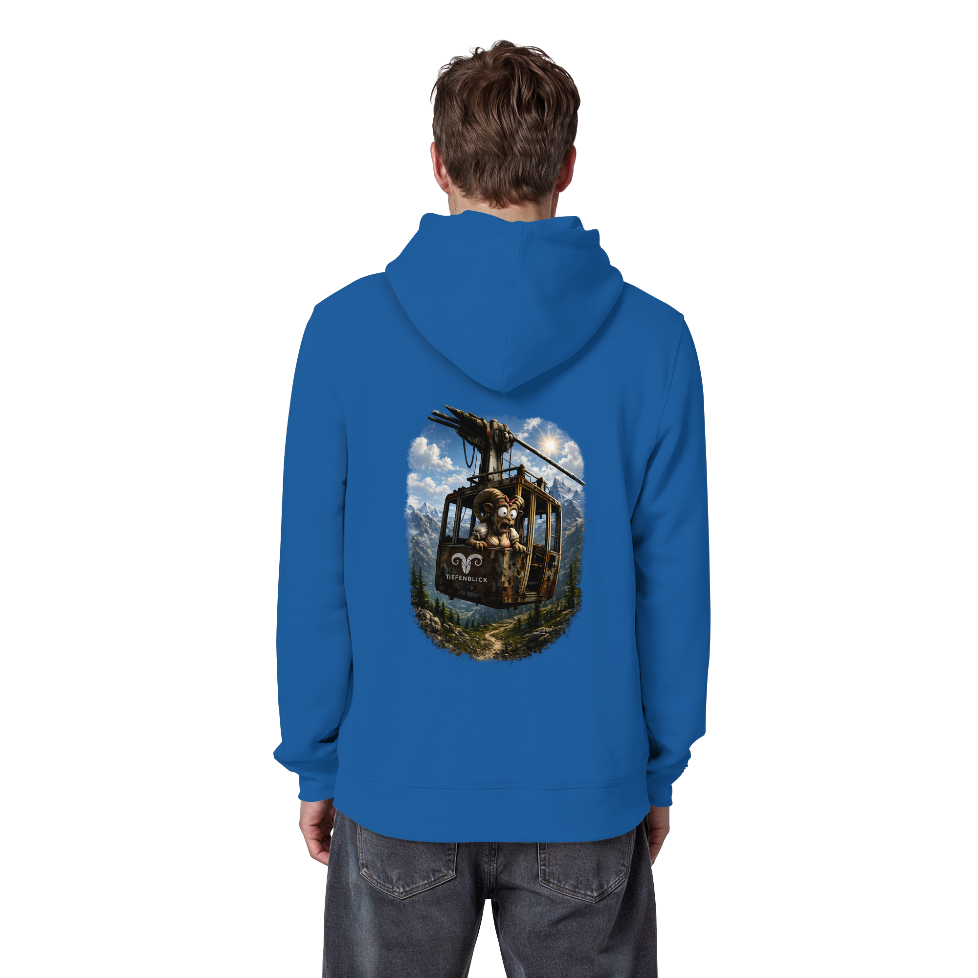 Tiefenblick Gondel Adrenalin Fun - Organic Basic Hoodie