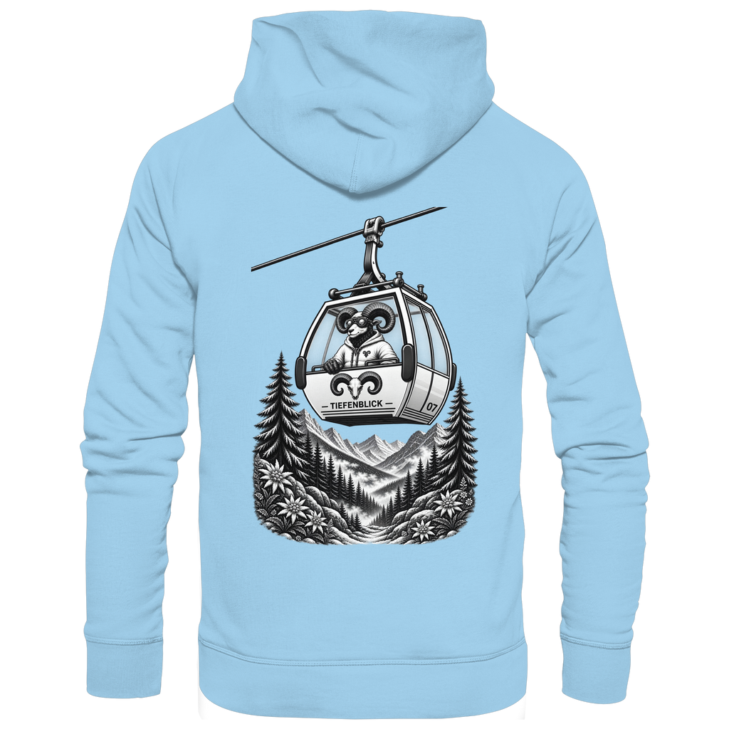 Tiefenblick Gondel Fun  - Organic Basic Hoodie