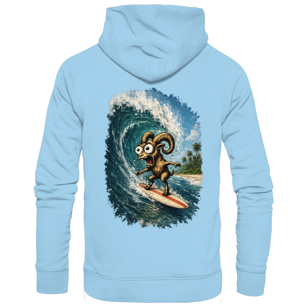Tiefenblick Urlaub Fun  - Organic Basic Hoodie