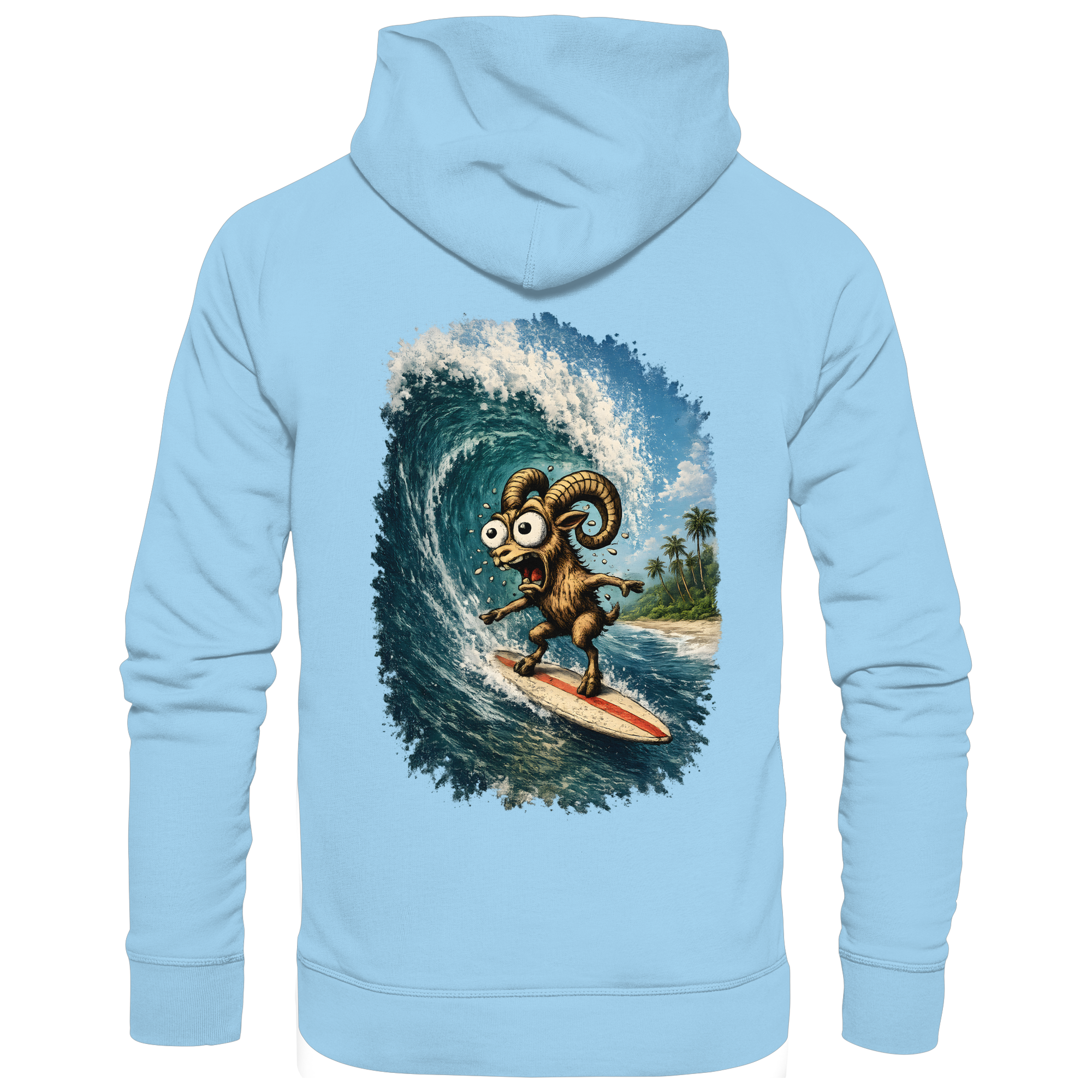 Tiefenblick Urlaub Fun  - Organic Basic Hoodie
