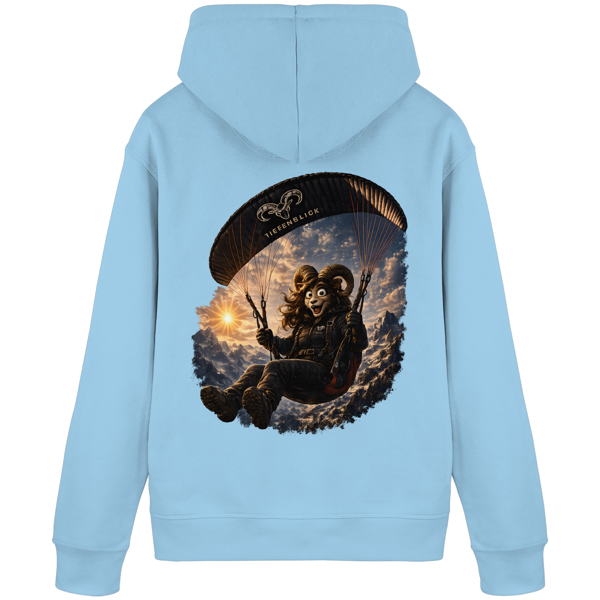 Tiefenblick Paraglider  - Organic Basic Hoodie